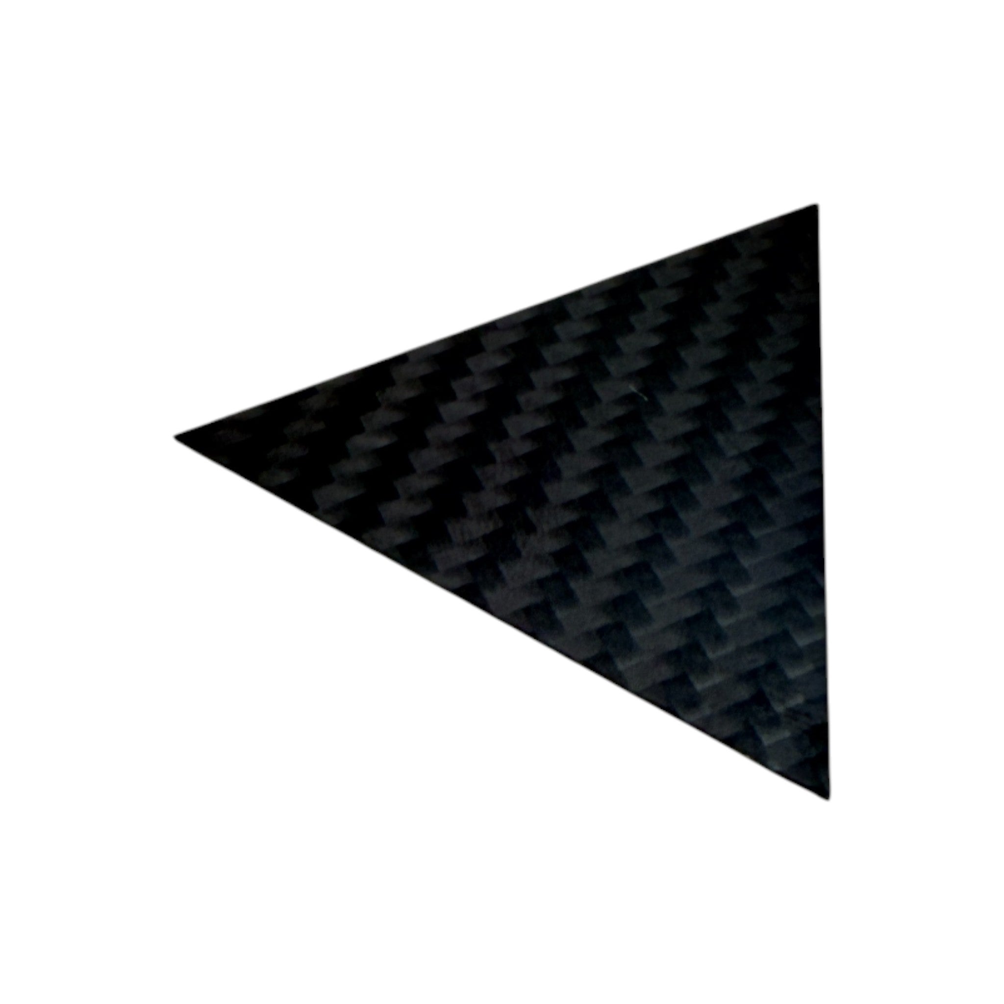 Hack-Karte im Dreieck-Design - spitze Ecken – Langlebig & stylisch aus Carbon