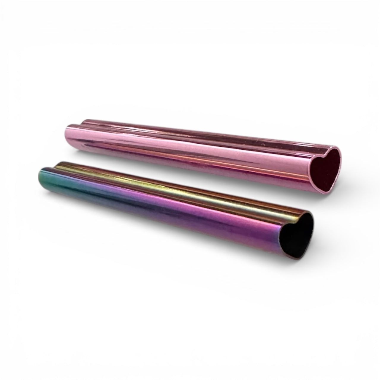 Herz-Röhrchen 7cm – Regenbogen oder Pink – Für die extra Portion Liebe! 💖