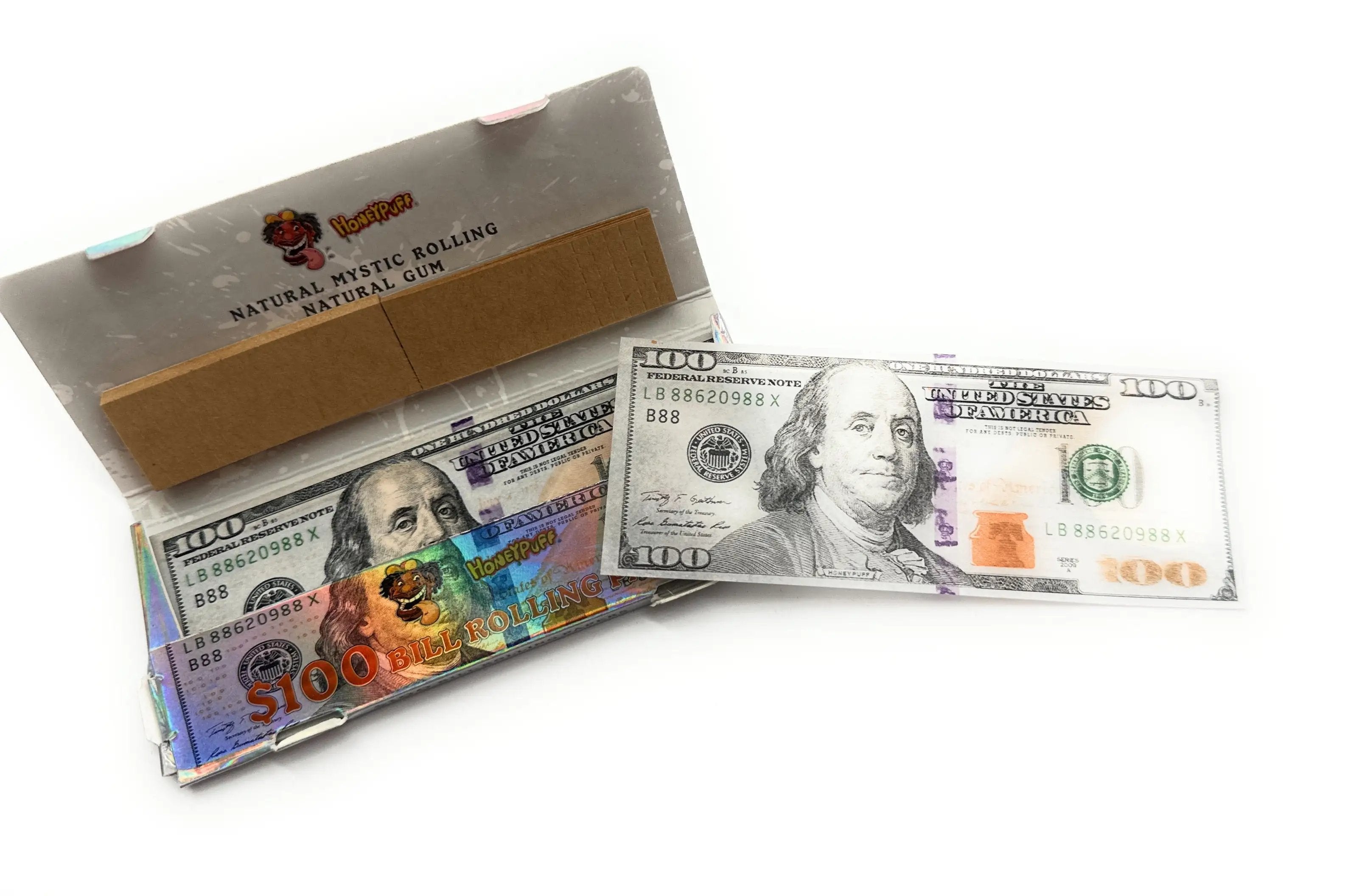 100 Dollar Schein Papers – inkl. Tip-Booklet - Kingsize - from DieBallerei