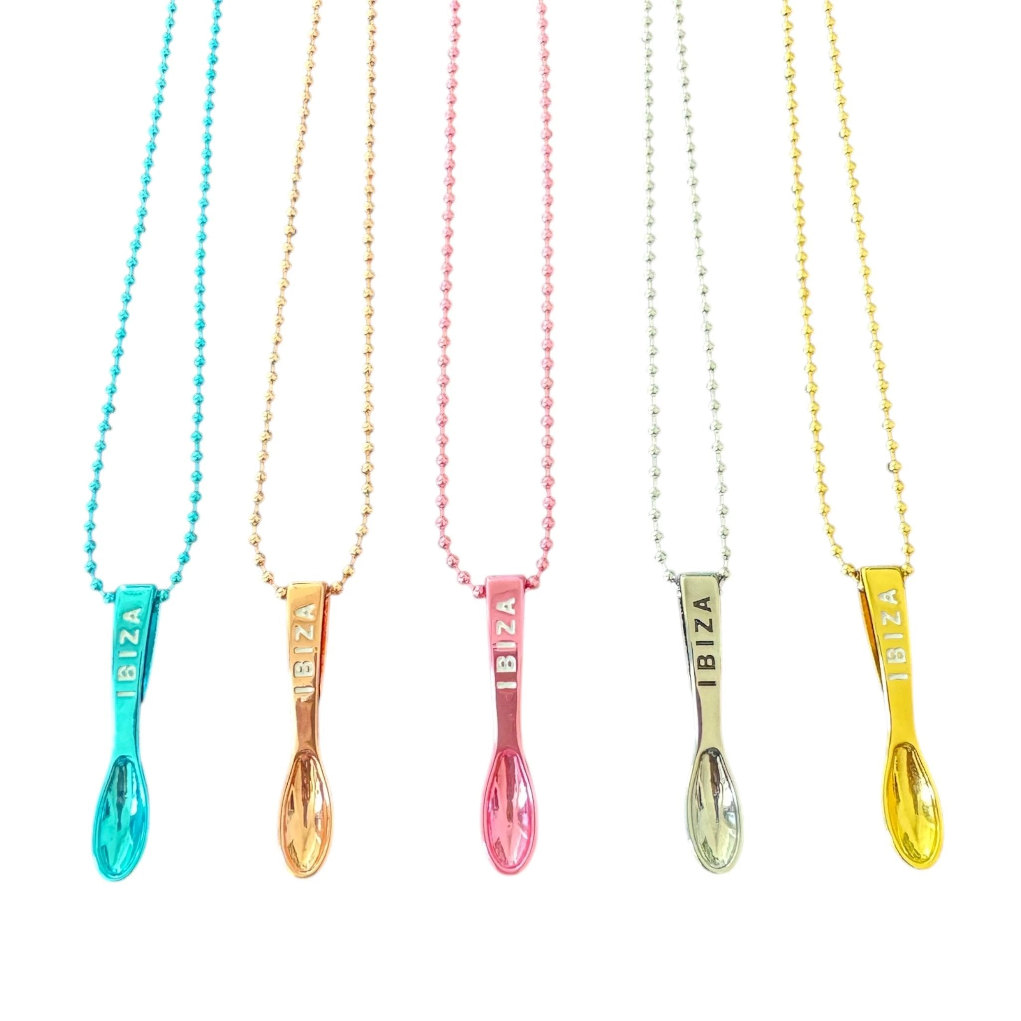 IBIZA Spoon Necklace – Stylische Löffelkette in verschiedenen Farben - from DieBallerei