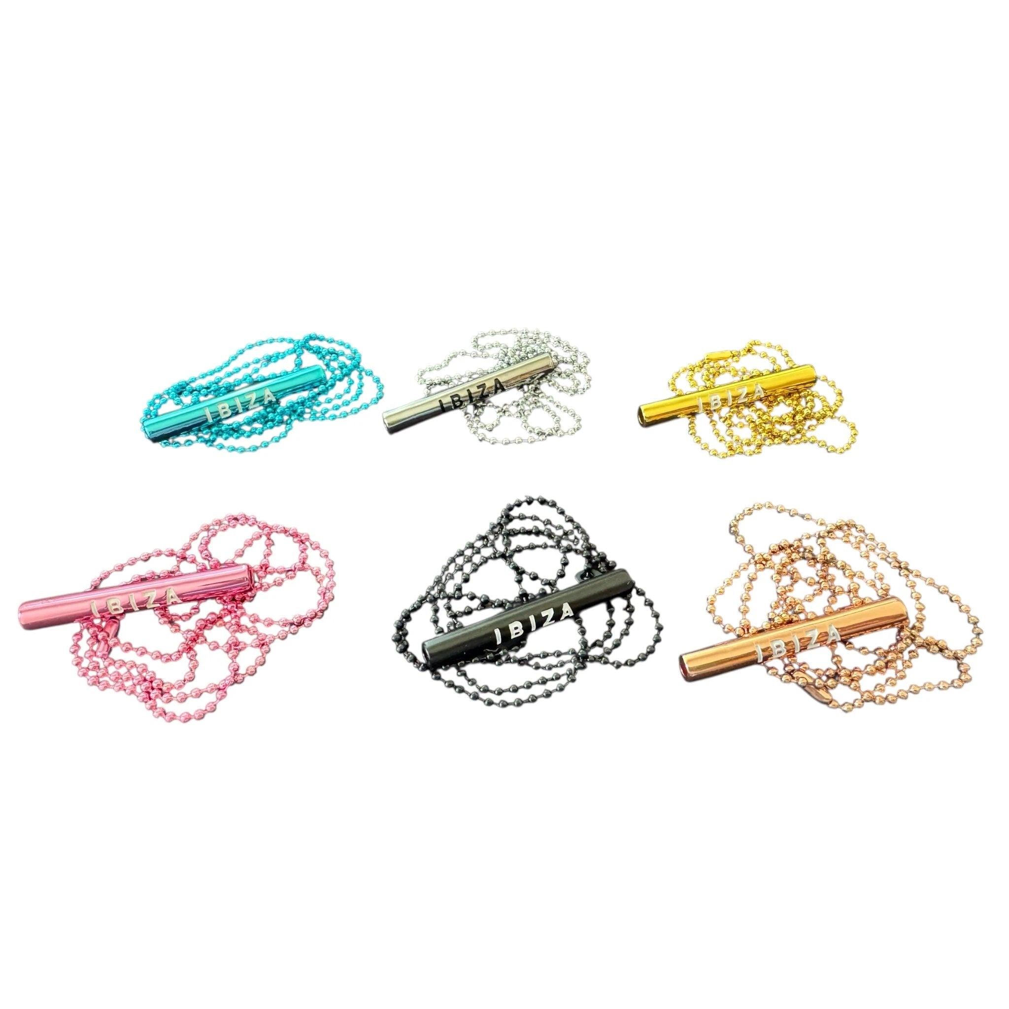 IBIZA Ziehröhrchen-Kette – Statement-Style in verschiedenen Farben - from DieBallerei