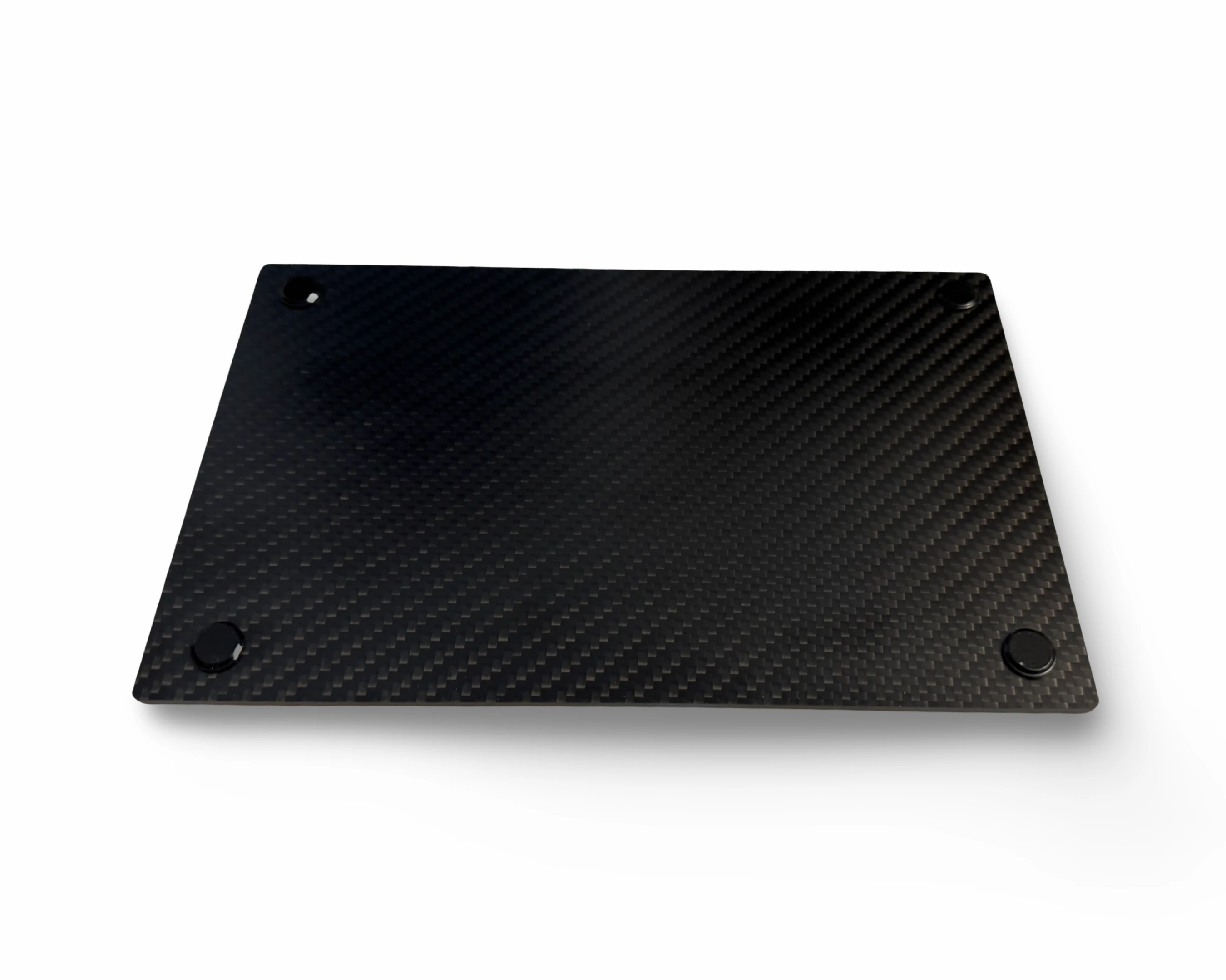 Set: Carbonfaser Unterlage (22x14cm) & Hack-Karte – Edles Design - from DieBallerei