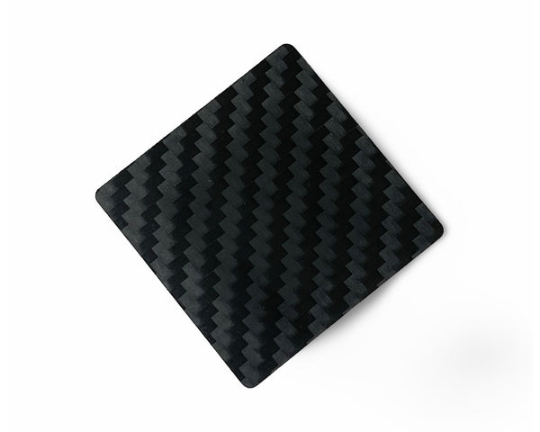 Hack card made of real carbon fiber in mini format-pull and hack card black, stable and elegant made of carbon