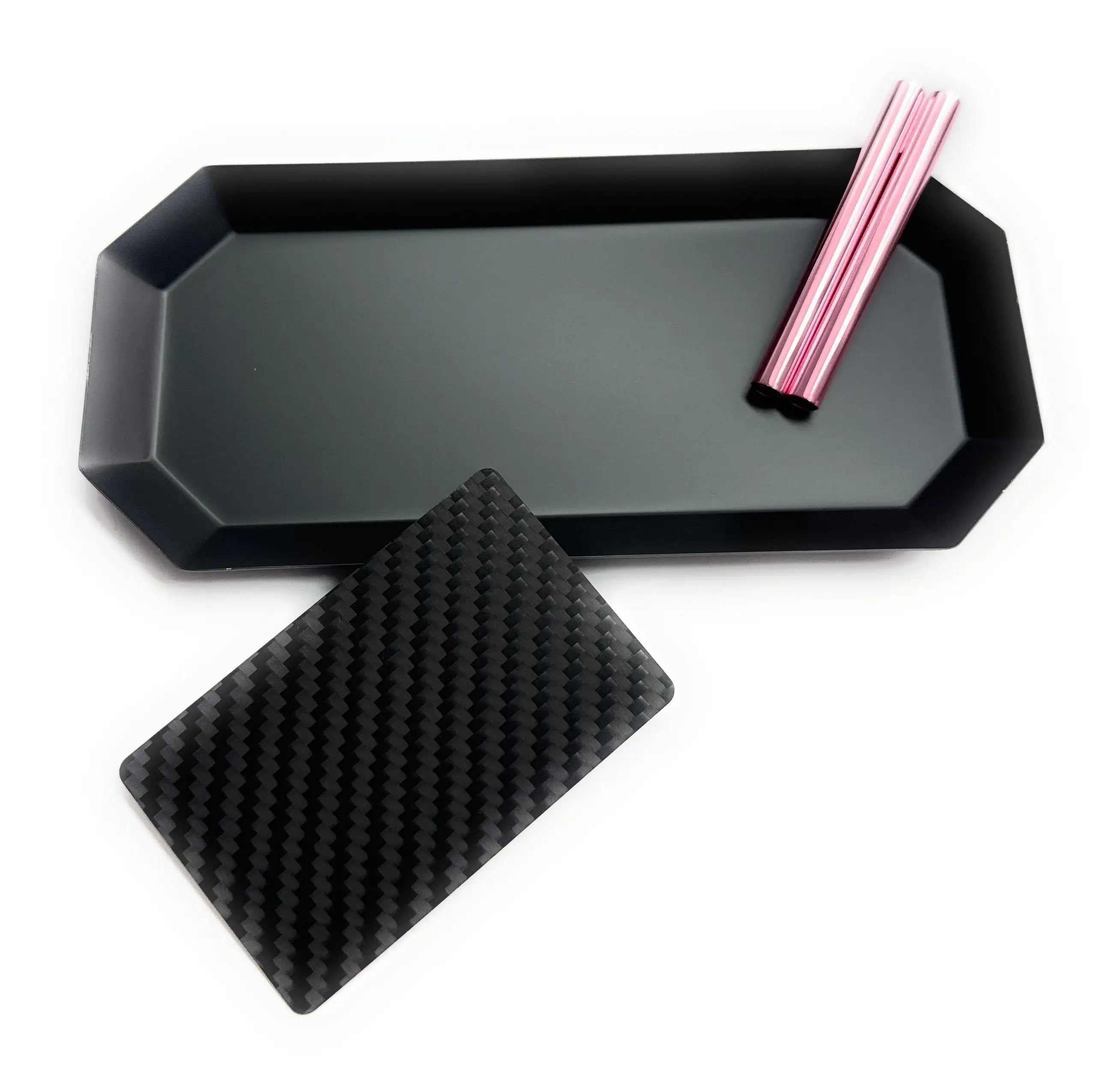 Set „Schwarz Matt/Pink Oktogon“ – Stylisch & hochwertig! - from DieBallerei