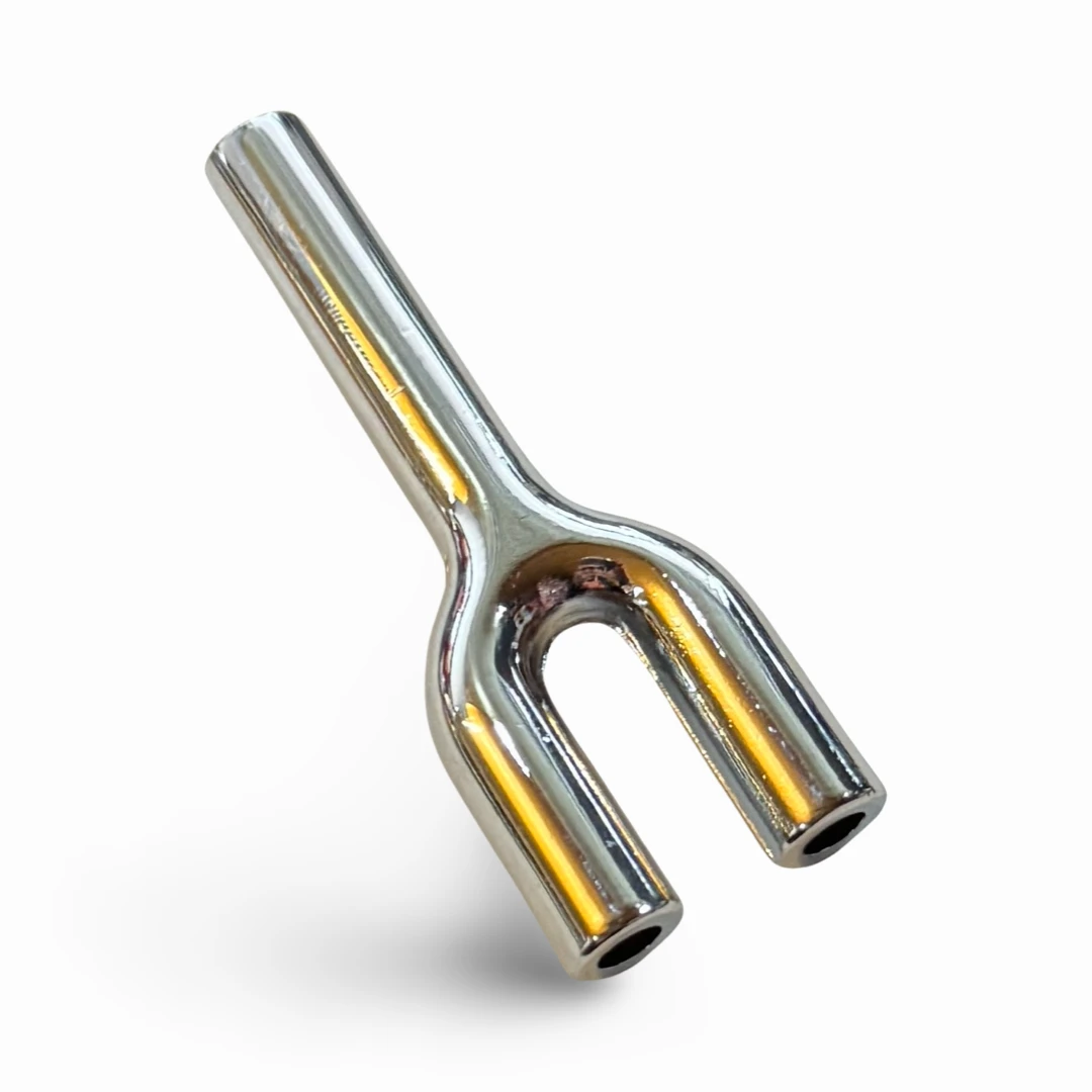 Doppel-Ziehröhrchen aus Aluminium (Silber, 70mm) – Stabil & Praktisch - from DieBallerei