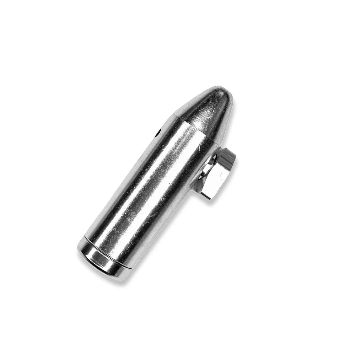 Rundes Hard Case Schnupftabak Schnupfset inkl. 2x Alu Dosierer, 2x Mini Löffel Krone, 2x Mini Portionierer mit aufklappbarem Löffel, 1x Mini Trichter - from DieBallerei