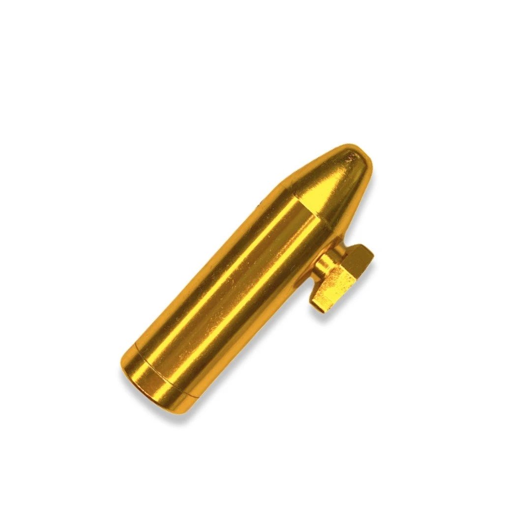 Rundes Hard Case Schnupftabak Schnupfset inkl. 2x Alu Dosierer, 2x Mini Löffel Krone, 2x Mini Portionierer mit aufklappbarem Löffel, 1x Mini Trichter - from DieBallerei