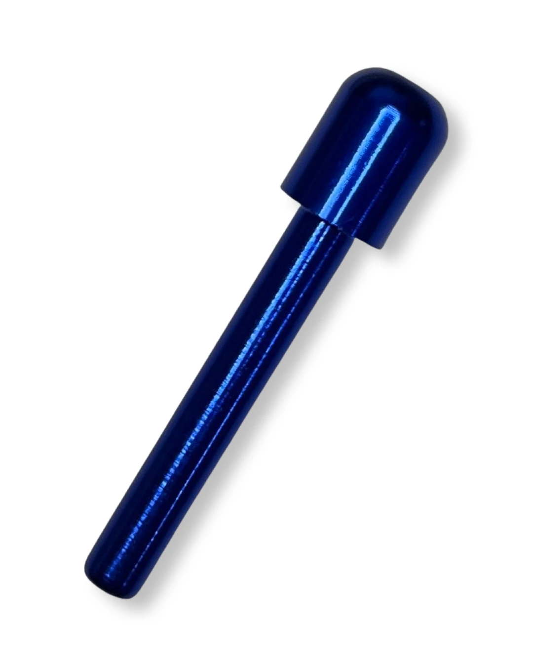 Aluminium Zieh-Röhrchen – Blau, 70 mm mit runder Spitze - from DieBallerei