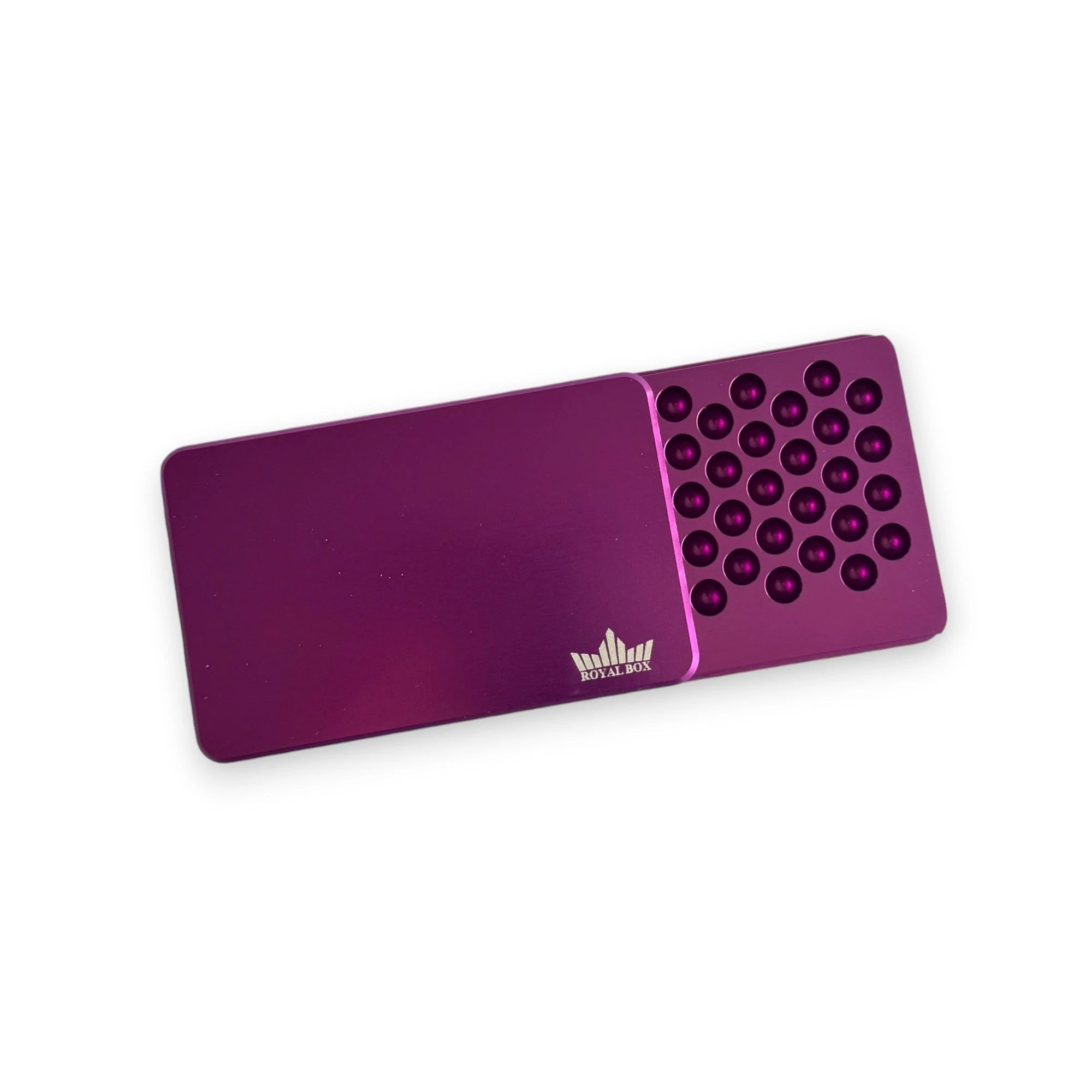 Royal Box PURPLE Honeycomb Golf – SPEZIAL EDITION mit integriertem Röhrchen für unterwegs - from DieBallerei