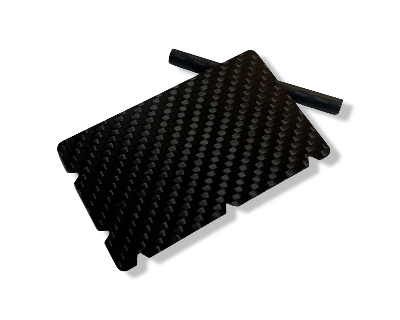 Carbon Röhrchen Set – Inkl. Hack-Karte mit 5 Einkerbungen - from DieBallerei