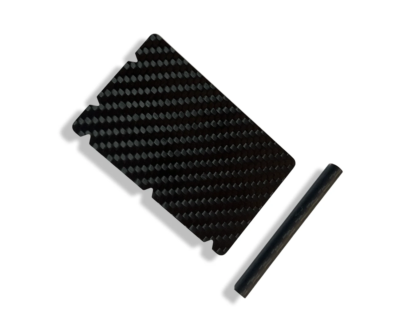 Carbon Röhrchen Set – Inkl. Hack-Karte mit 5 Einkerbungen - from DieBallerei