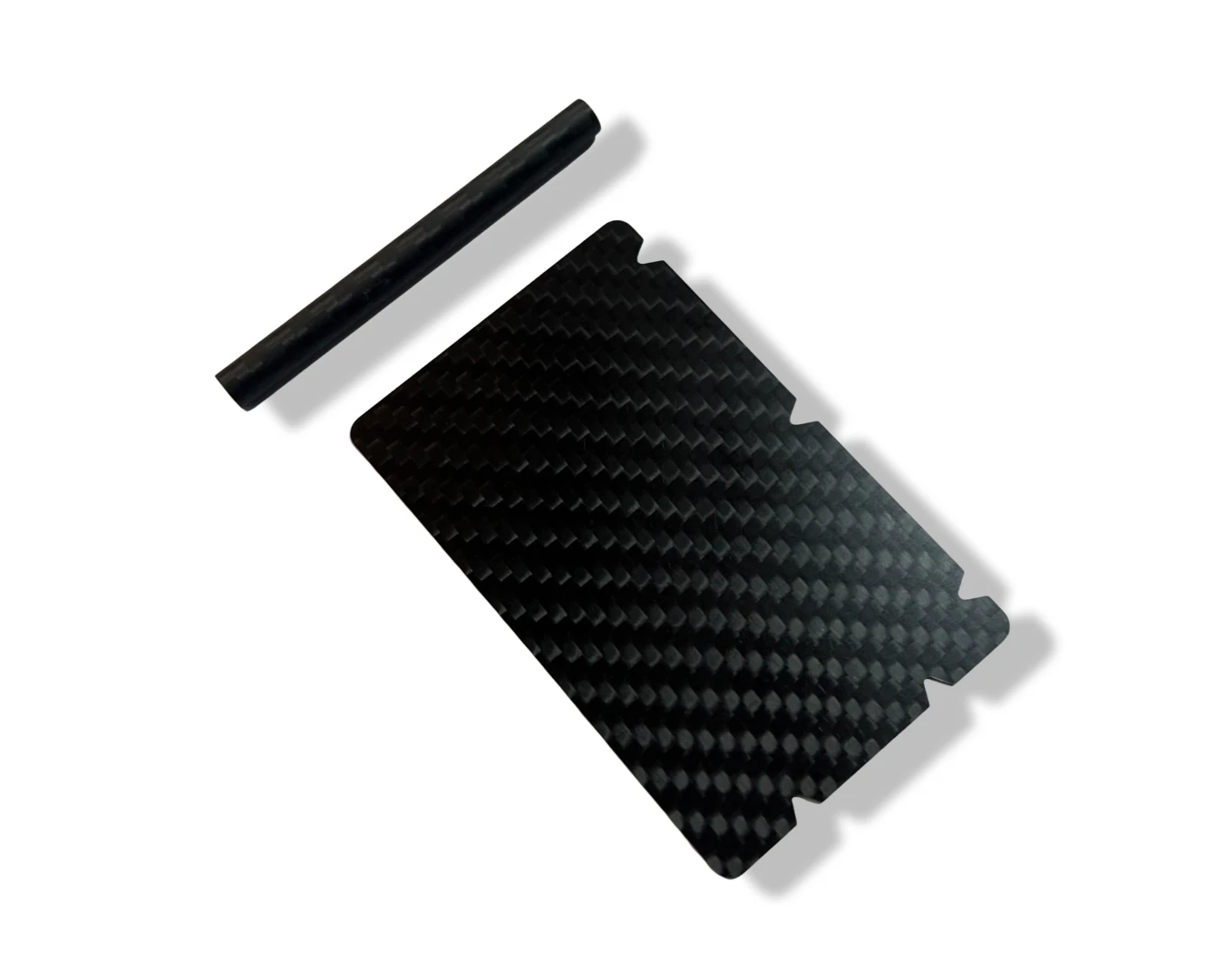 Carbon Röhrchen Set – Inkl. Hack-Karte mit 5 Einkerbungen - from DieBallerei