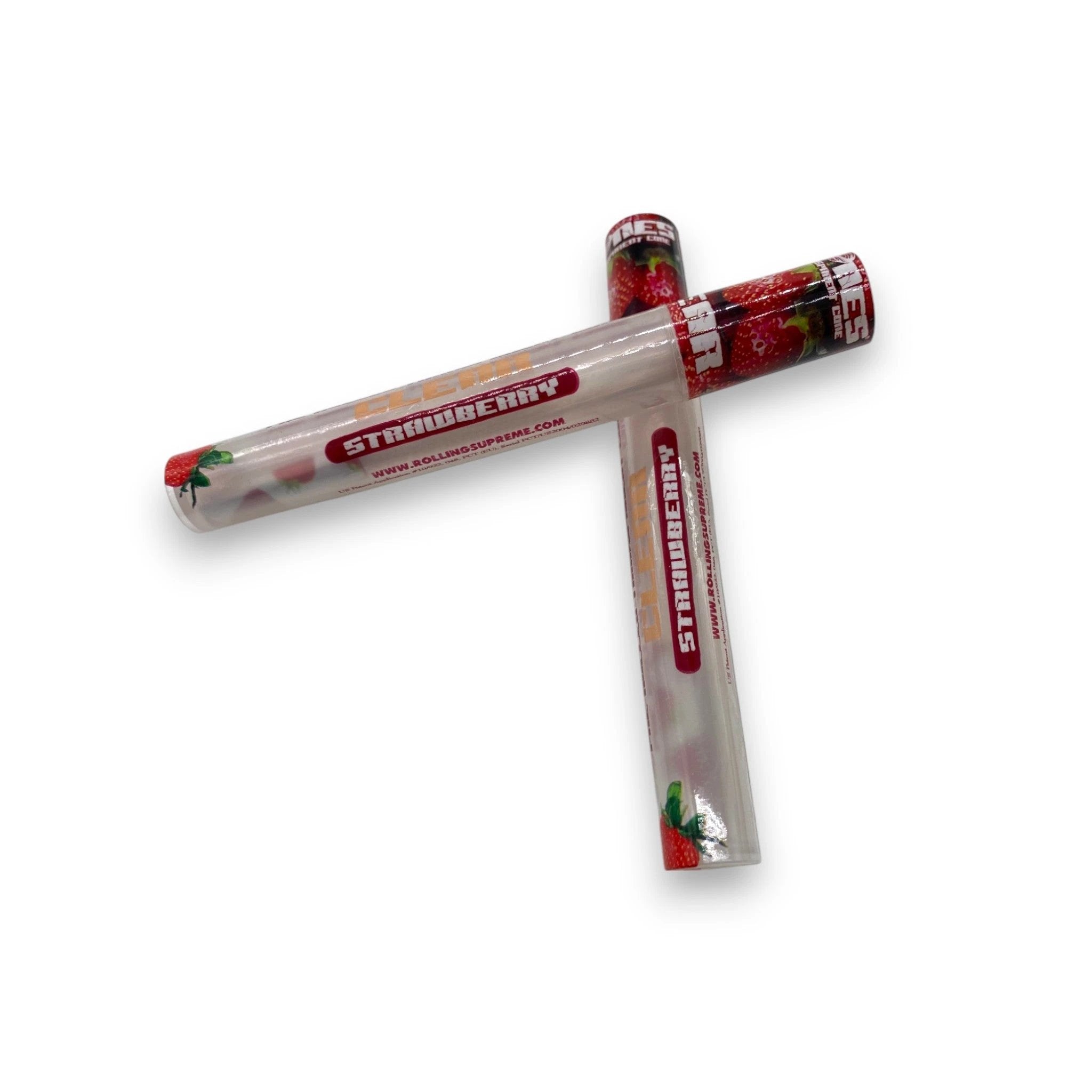 Cyclones CLEAR – Durchsichtige Zellulose Cones mit Erdbeer-Geschmack + Tip - from DieBallerei