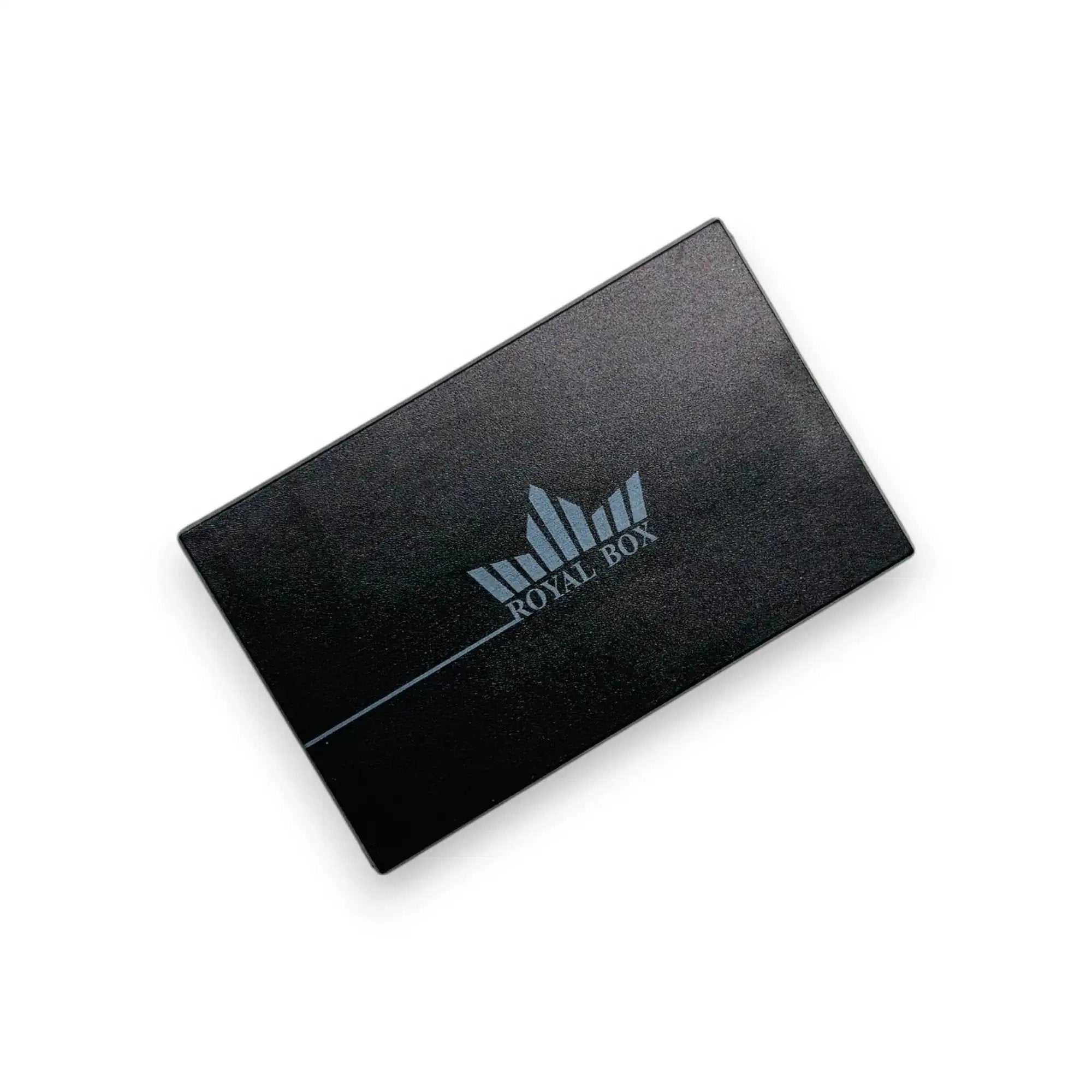 Royal Box Schwarz mit integriertem Röhrchen und Dosierer – Kompakt, Elegant & Vielseitig - from DieBallerei