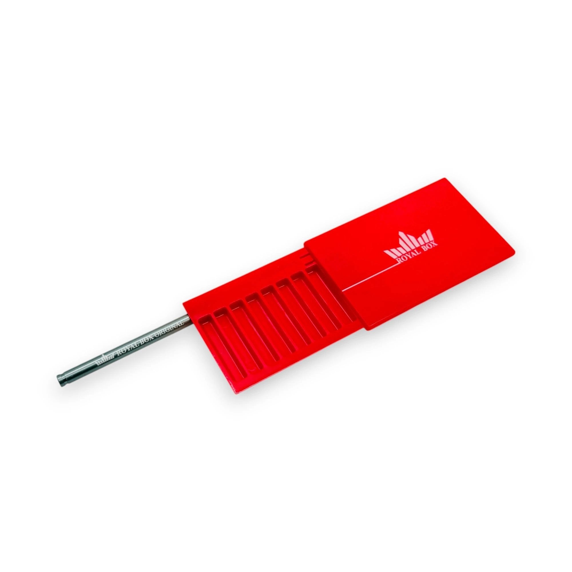 'Royal Box' mit integriertem Röhrchen in Rot inkl. Dosierer - from DieBallerei