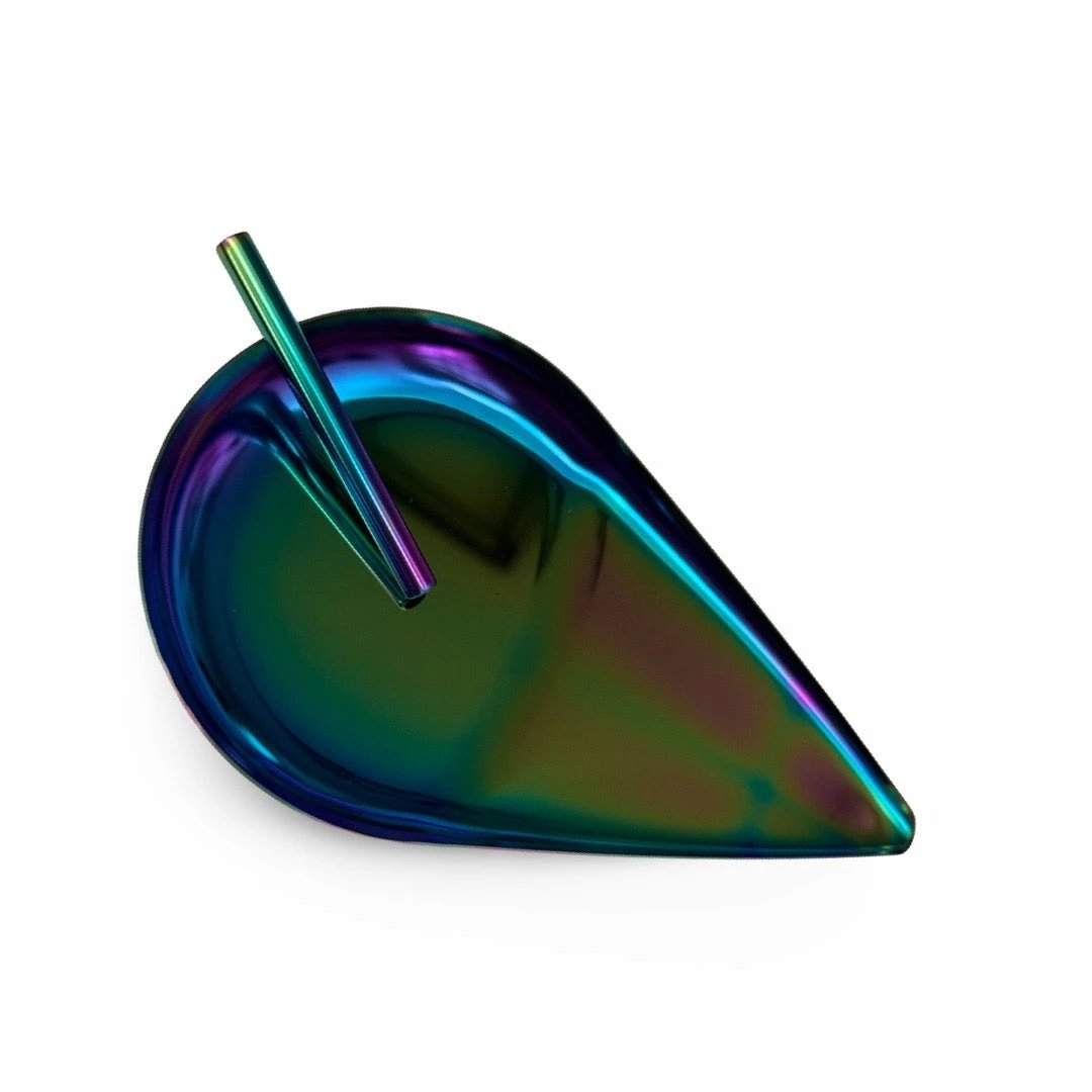 SET Regenbogen Tropfen/Träne – Elegante Ziehunterlage & Röhrchen - from DieBallerei