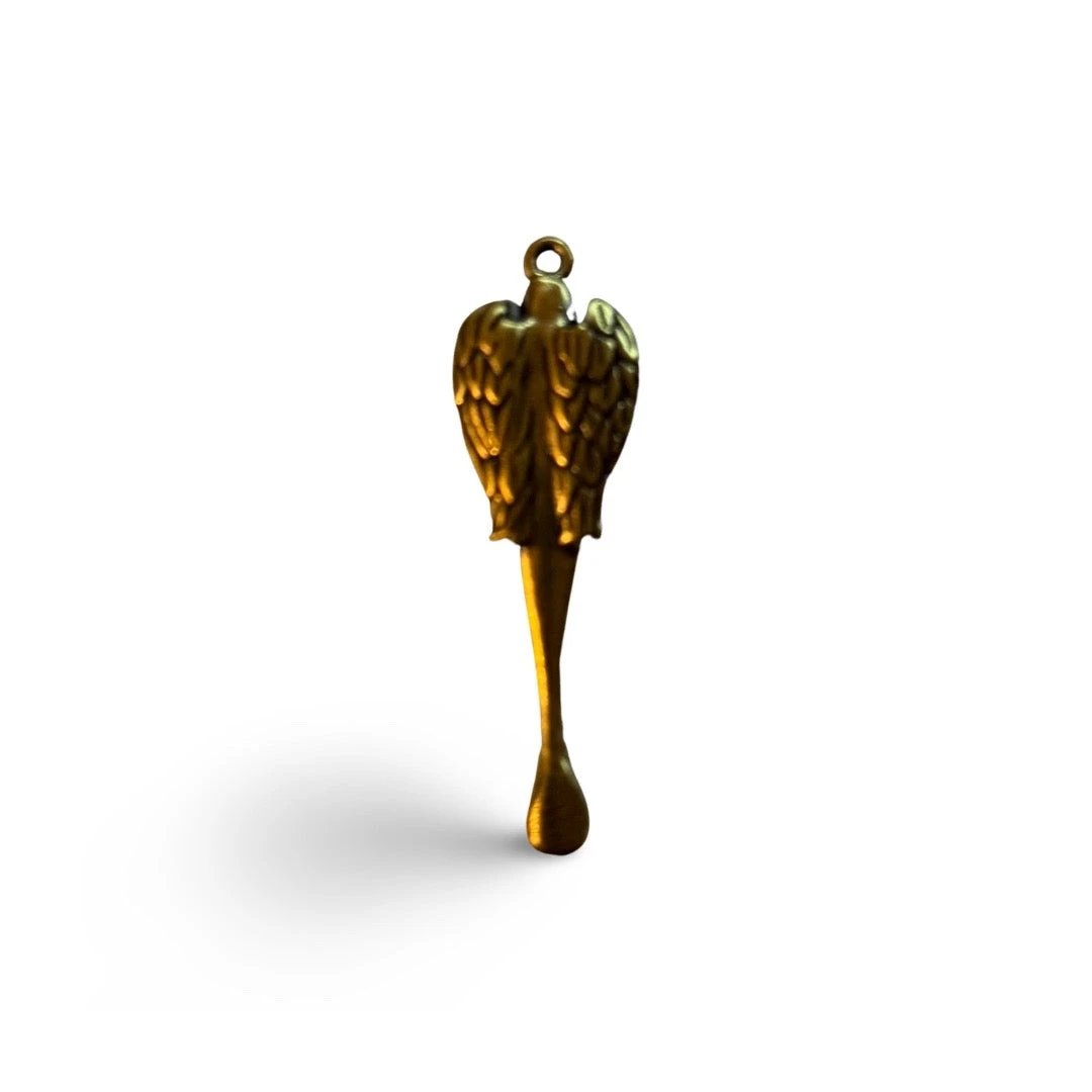 Mini Löffel Engel – Frauen Silhouette in Messing (50mm) - from DieBallerei