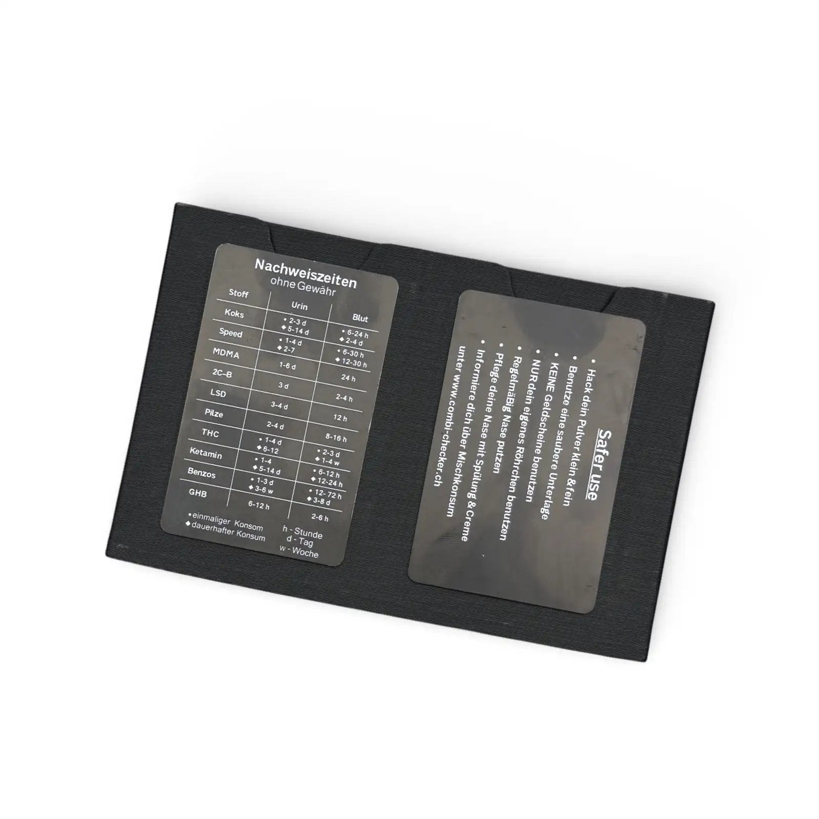 Baller-Box XL Everlasting Fractals inkl. integriertem Spiegel, 2x Röhrchen und Hack-Karten Rot / Grün - from DieBallerei