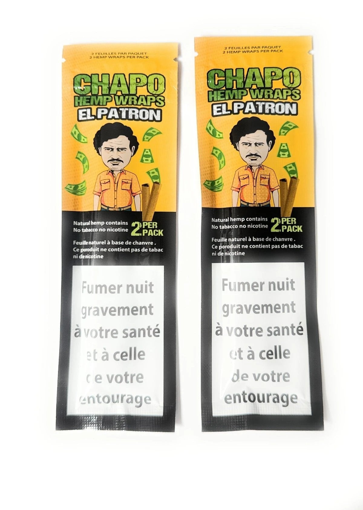 Chapo Hemp Wraps – Tabakfrei, Aromatisch & Perfekt für Blunts Orange/Pfirsich - from DieBallerei