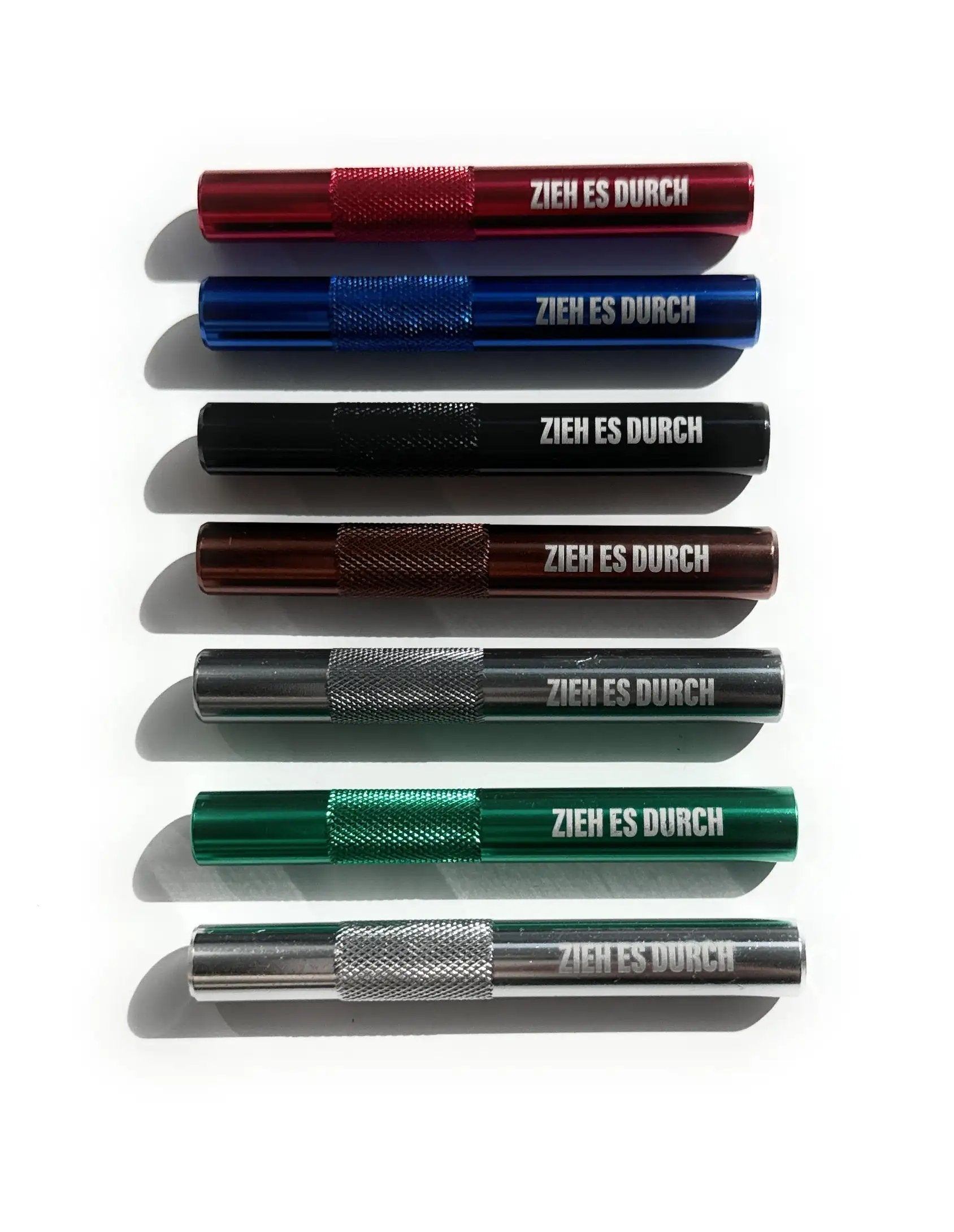 „Zieh es durch“ Aluminium-Röhrchen – Stylisch, Praktisch & Robust in 7 Farben - from DieBallerei