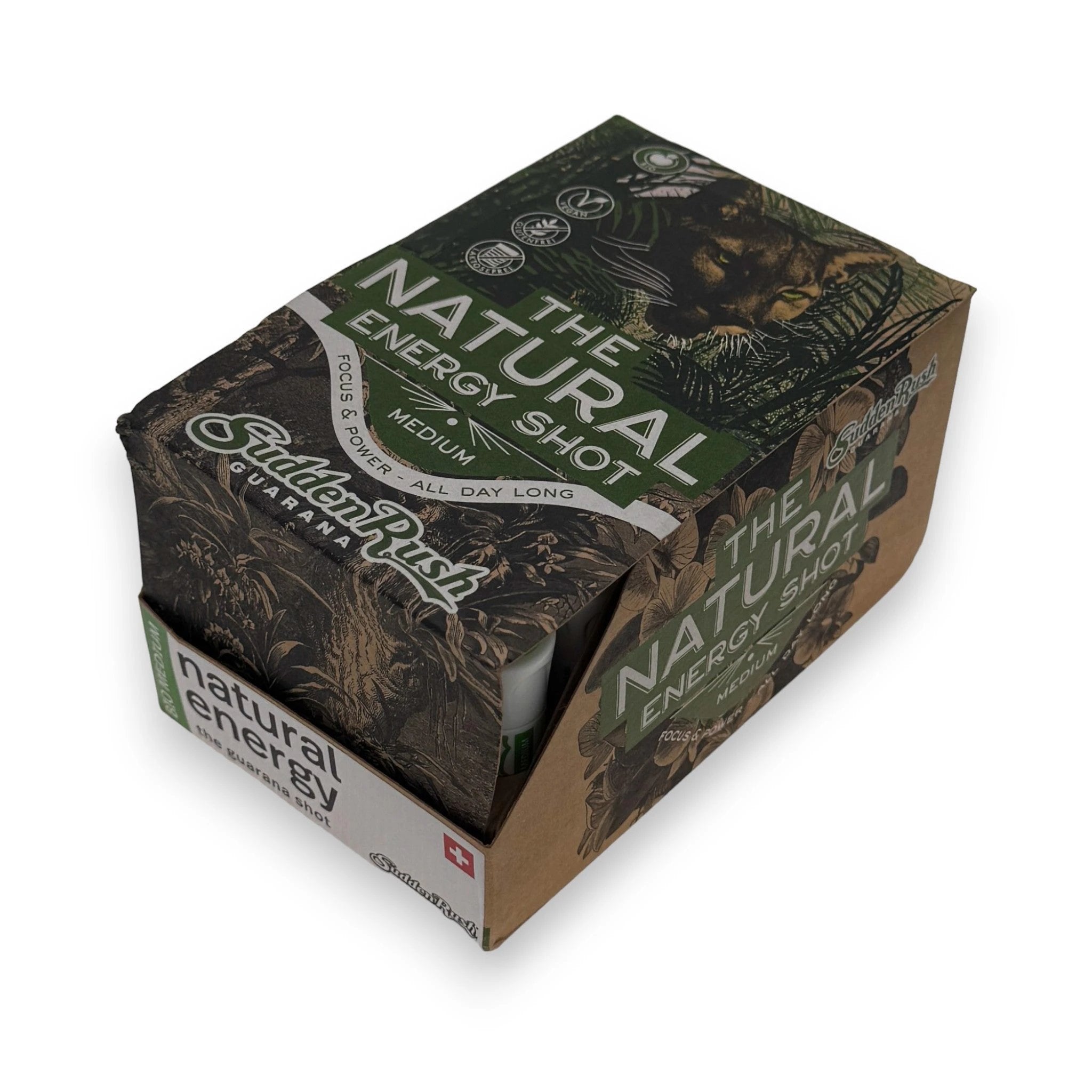 3x SuddenRush Guarana Bio Energy Shot (Medium) - from DieBallerei