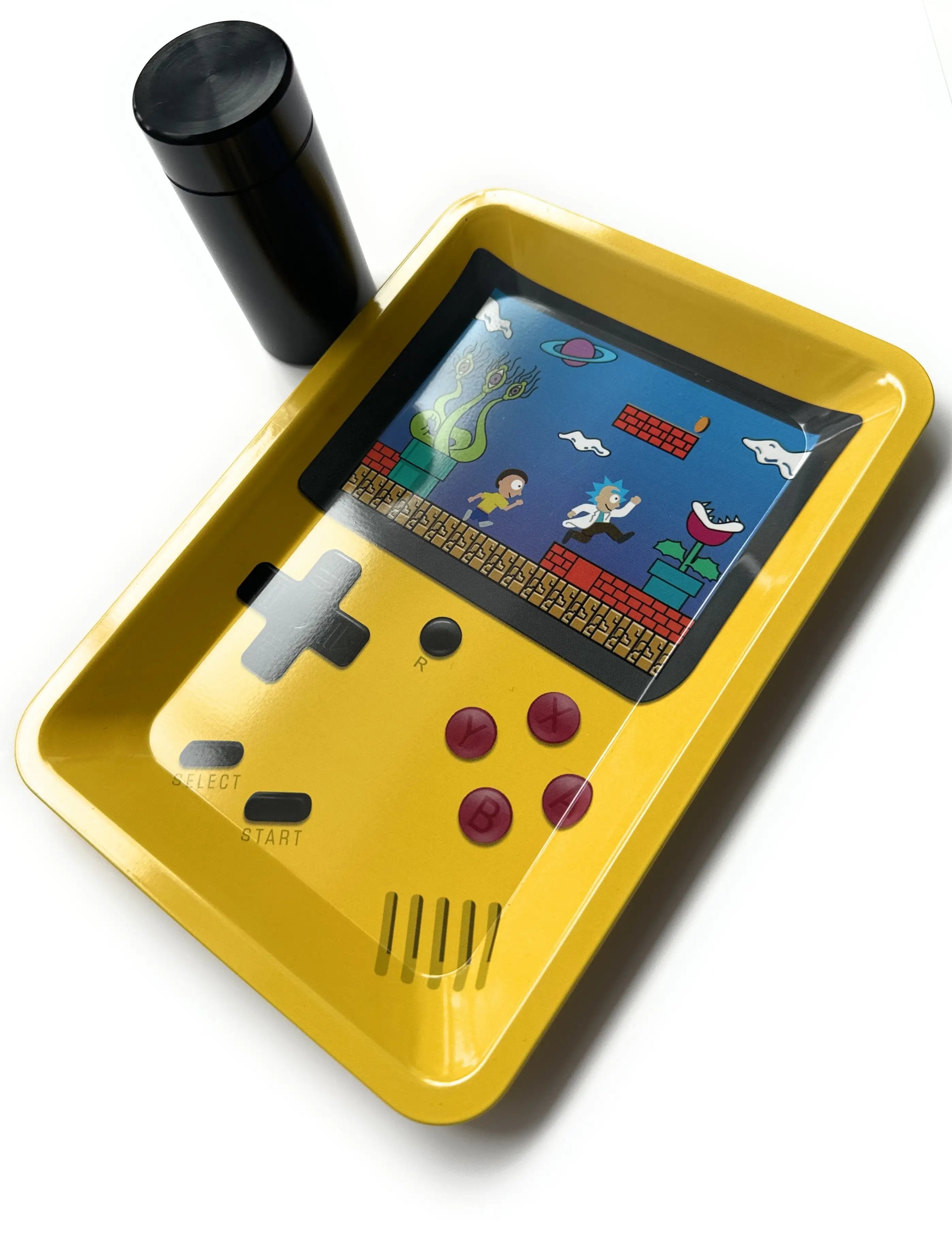 Bauunterlage im Retro-Gameboy-Design inkl. Aufbewahrungsdose - from DieBallerei