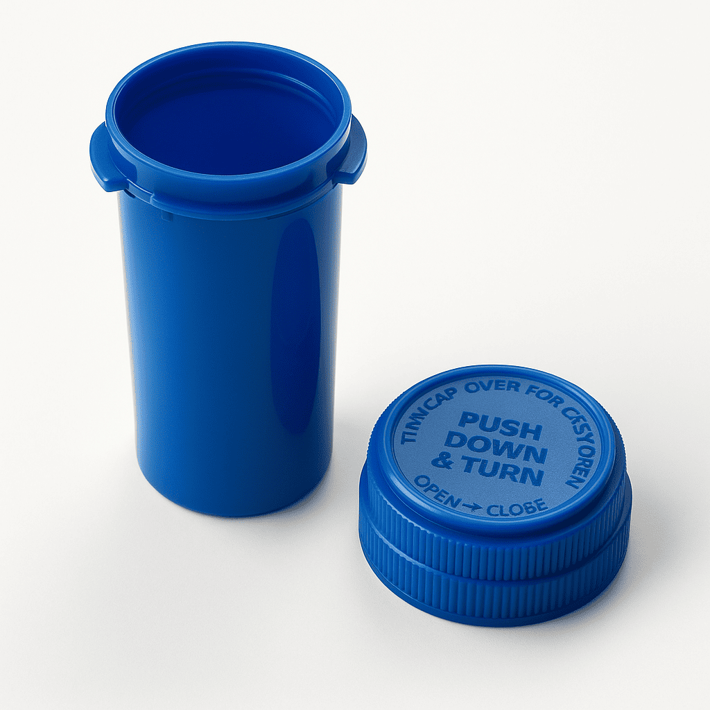 Kunststoff-Aufbewahrungsdose Blau – Geruchsdicht & Feuchtigkeitsresistent