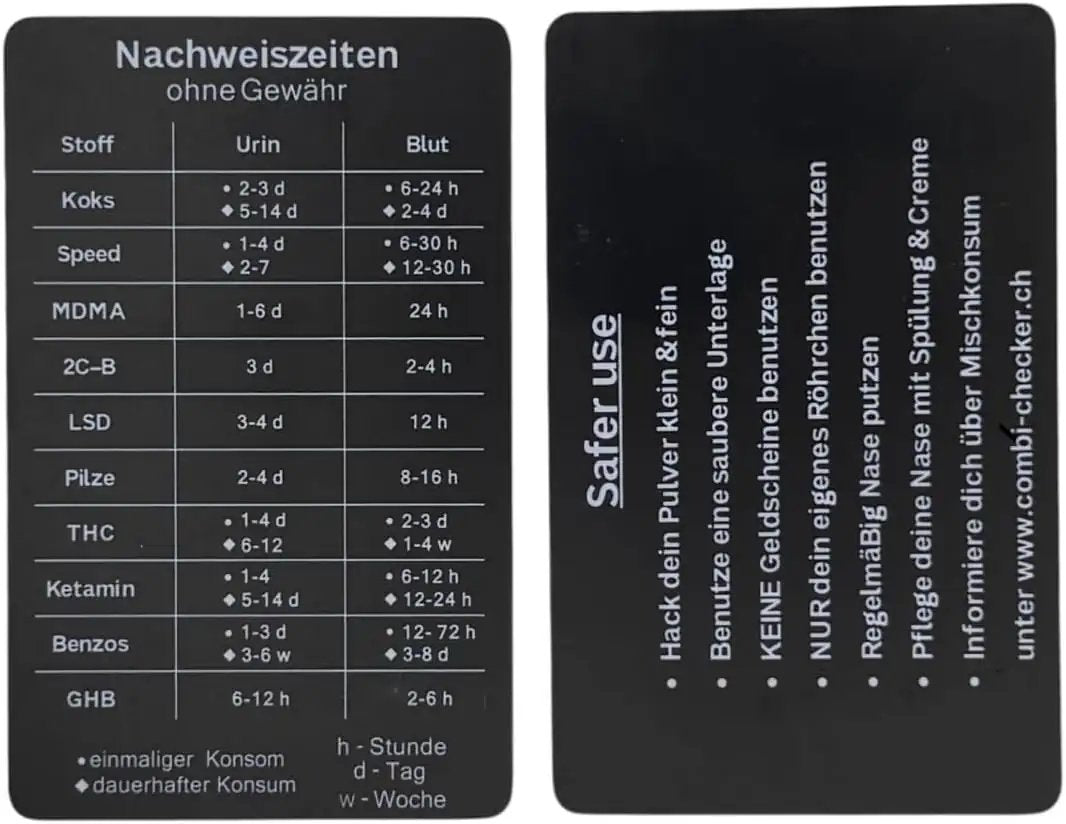 Baller-Box XL Everlasting Fractals inkl. integriertem Spiegel, 2x Röhrchen und Hack-Karten Rot / Grün - from DieBallerei