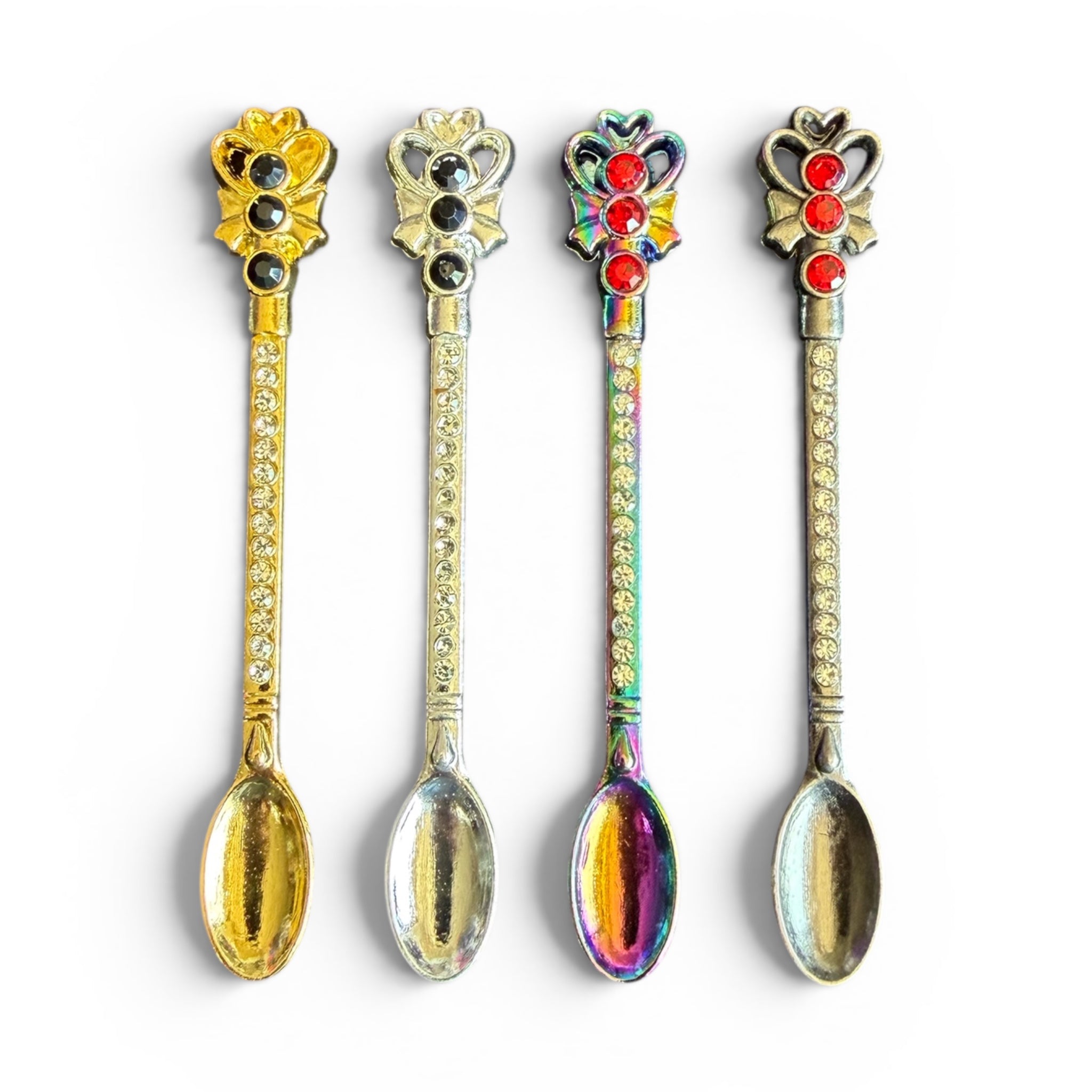 Luxury Mini Spoon mit Schleifen Design– Style im Detail in verschiedenen Farben 🎀