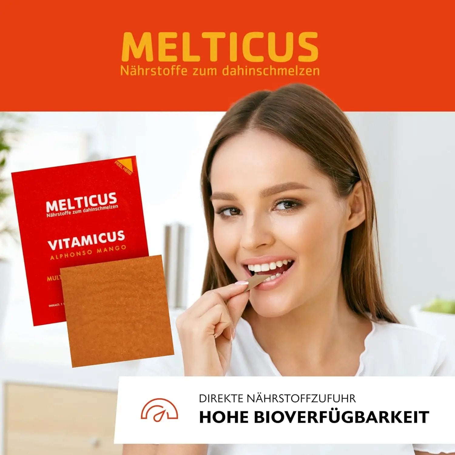 Vitamicus®: Das Revolutionäre Multivitaminpräparat - 30 Streifen - Mango - from DieBallerei