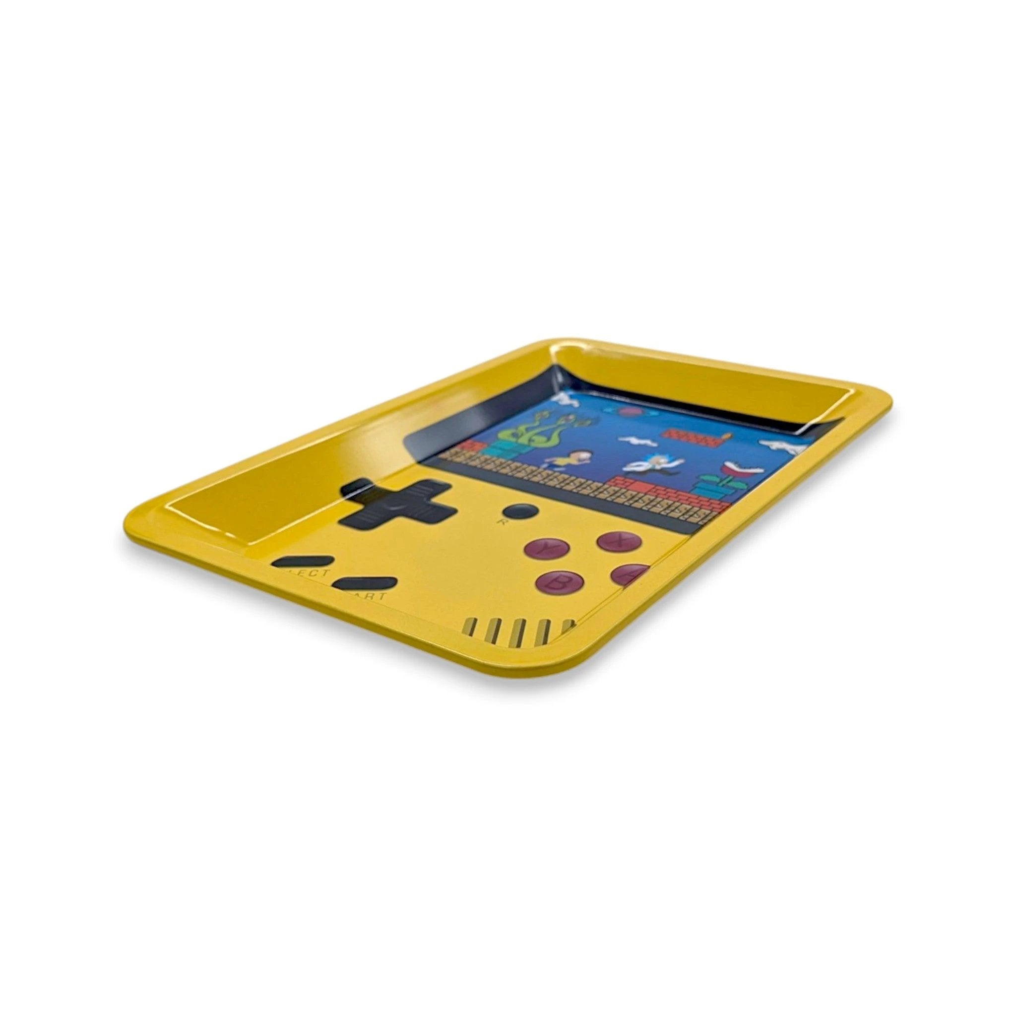 Metall-Tablett mit Retro-Gameboy-Print – Stylisch & Funktional - from DieBallerei