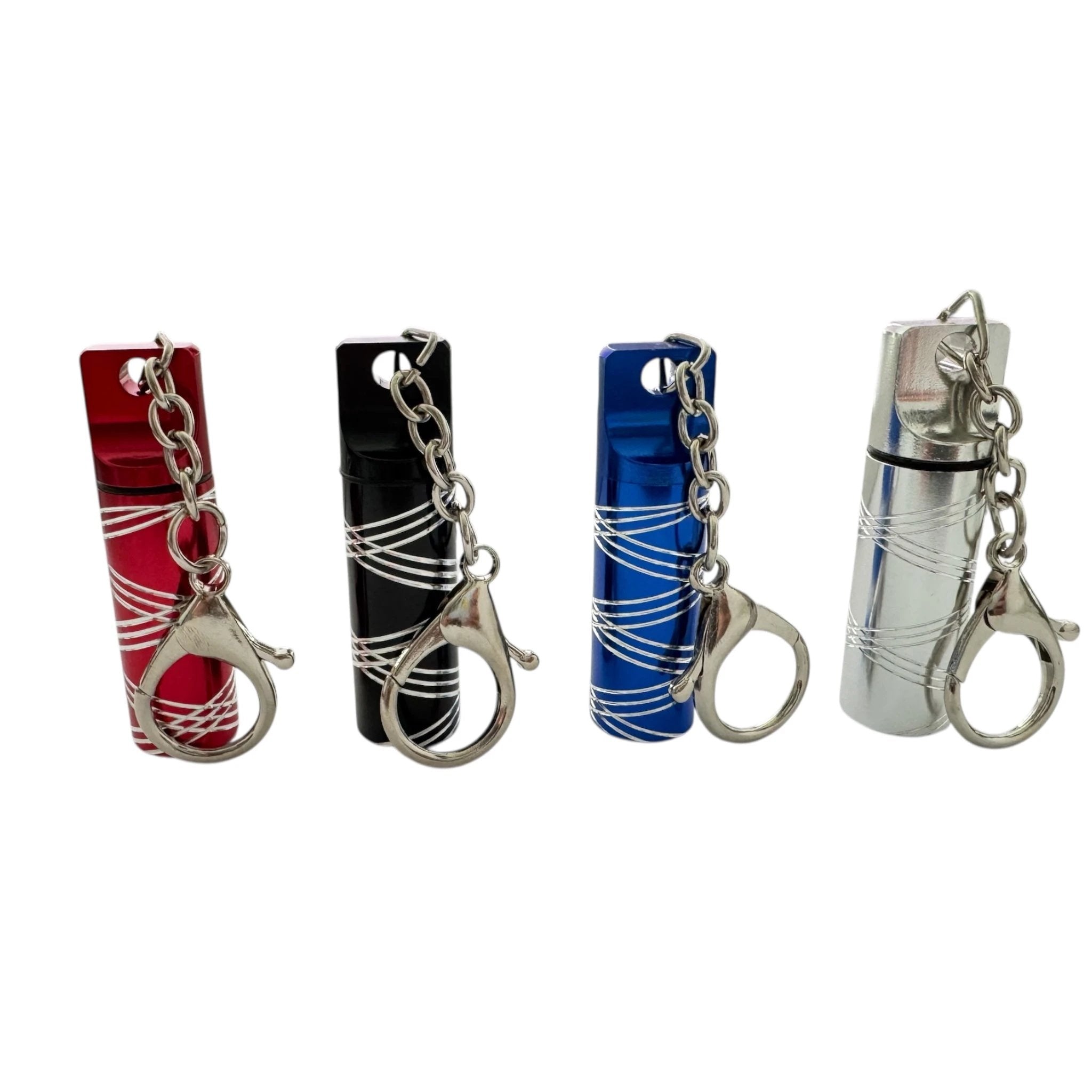 Mini-Alu-Schlüsselanhänger Spender mit Teleskop-Löffel – in 4 Farben erhältlich - from DieBallerei