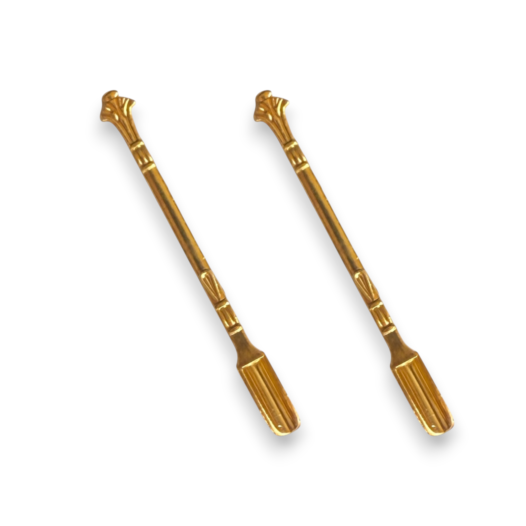 Mini-Löffel 2er-Set (85mm) ohne Ösenloch in Gold