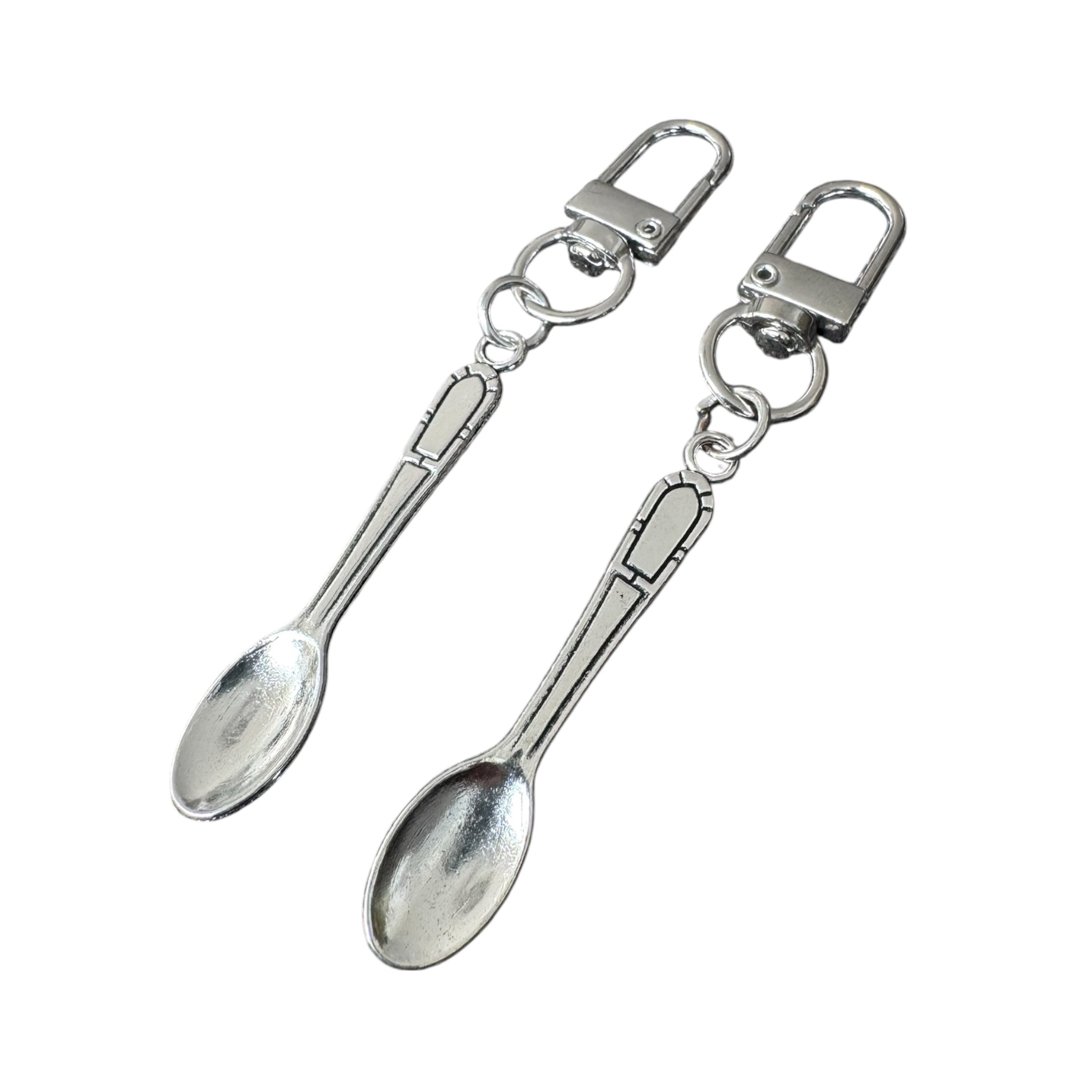 Mini-Löffel Schlüsselanhänger in Silber – Stil trifft Funktion