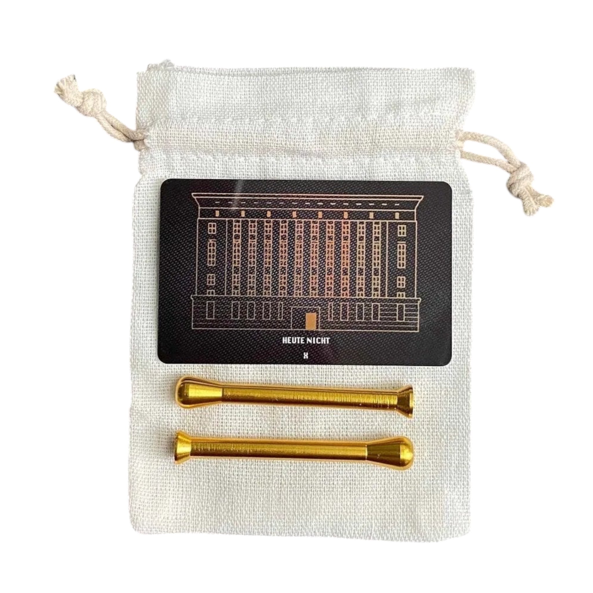 Mini-Set "Berghain" – Stilvoll & Kompakt im Säckchen - from DieBallerei