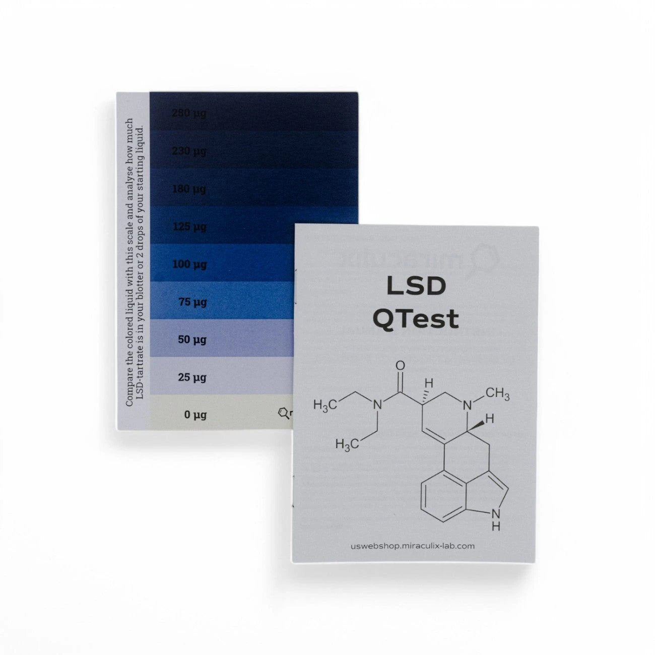 Miraculix Mobiler Schnelltest zur Bestimmung des LSD-Gehalts (LSD-QTest) - from DieBallerei