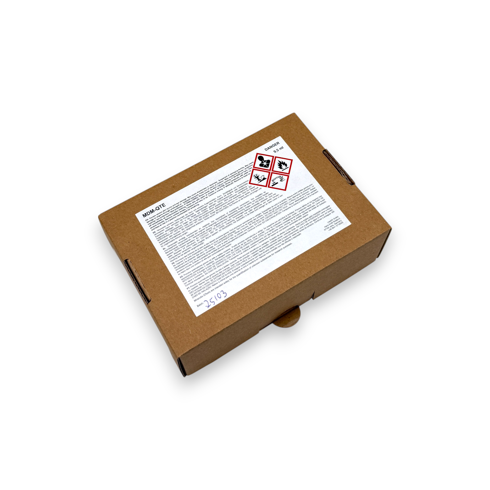 Miraculix Mobiler Schnelltest zur Bestimmung des MDMA-Gehalts & Streckstoffdetektierung (MDMA-QTest)