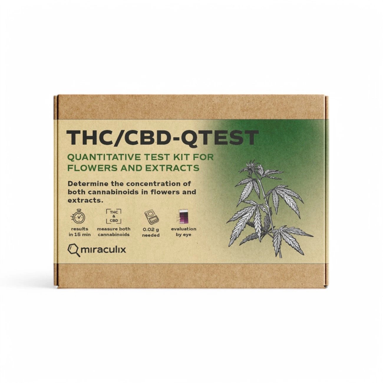 Miraculix Mobiler Schnelltest zur Bestimmung von THC- & CBD-Gehalten - from DieBallerei