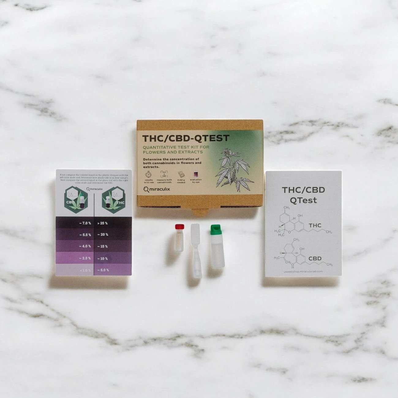 Miraculix Mobiler Schnelltest zur Bestimmung von THC- & CBD-Gehalten - from DieBallerei