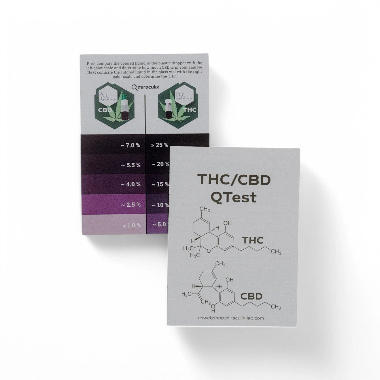 Miraculix Mobiler Schnelltest zur Bestimmung von THC- & CBD-Gehalten - from DieBallerei