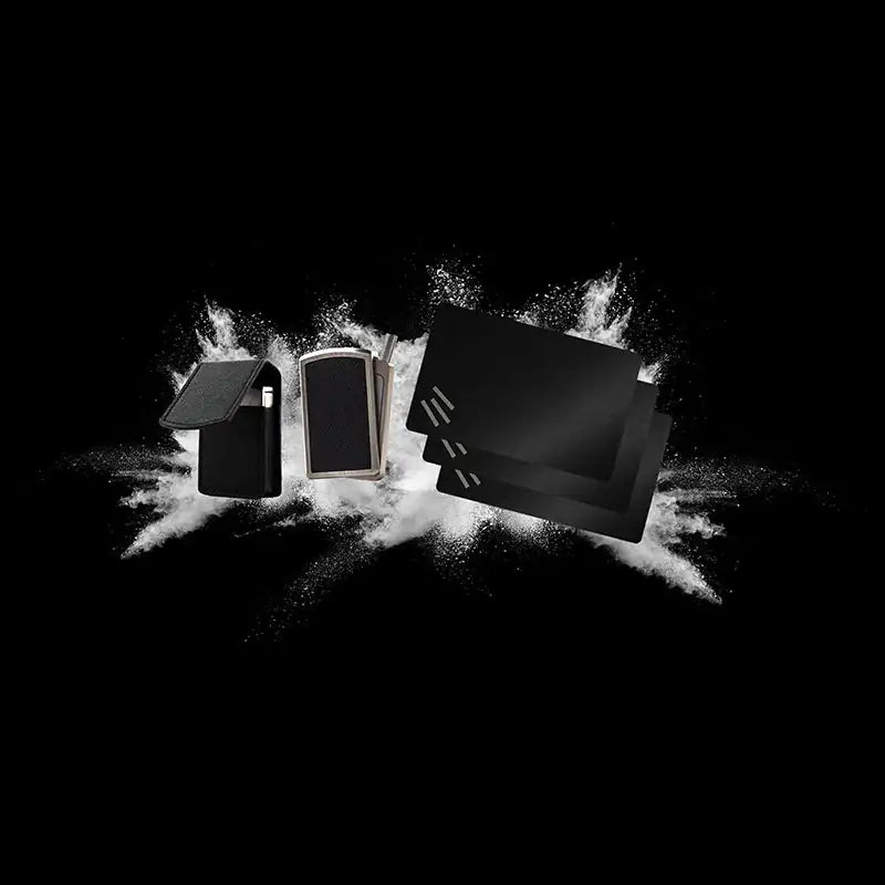 Exklusives Nysberry Set Ritual Black Bundle – Leder Edition - Schnupftabakdose from DieBallerei