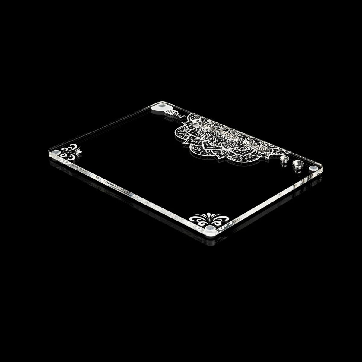 OG SNUFF Mandala Snuff Board – Plexiglas-Design mit Reflektorpad – Stil trifft Funktion - from DieBallerei