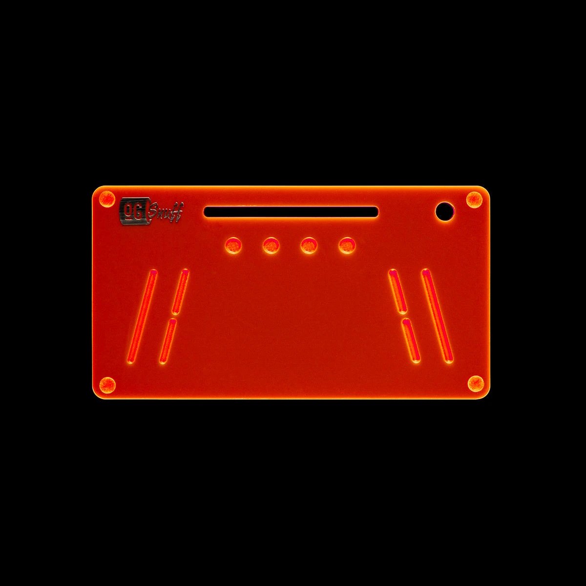 OG SNUFF Fusion-Snuffboard – 6 Rillen + 4 Vertiefungen - from DieBallerei