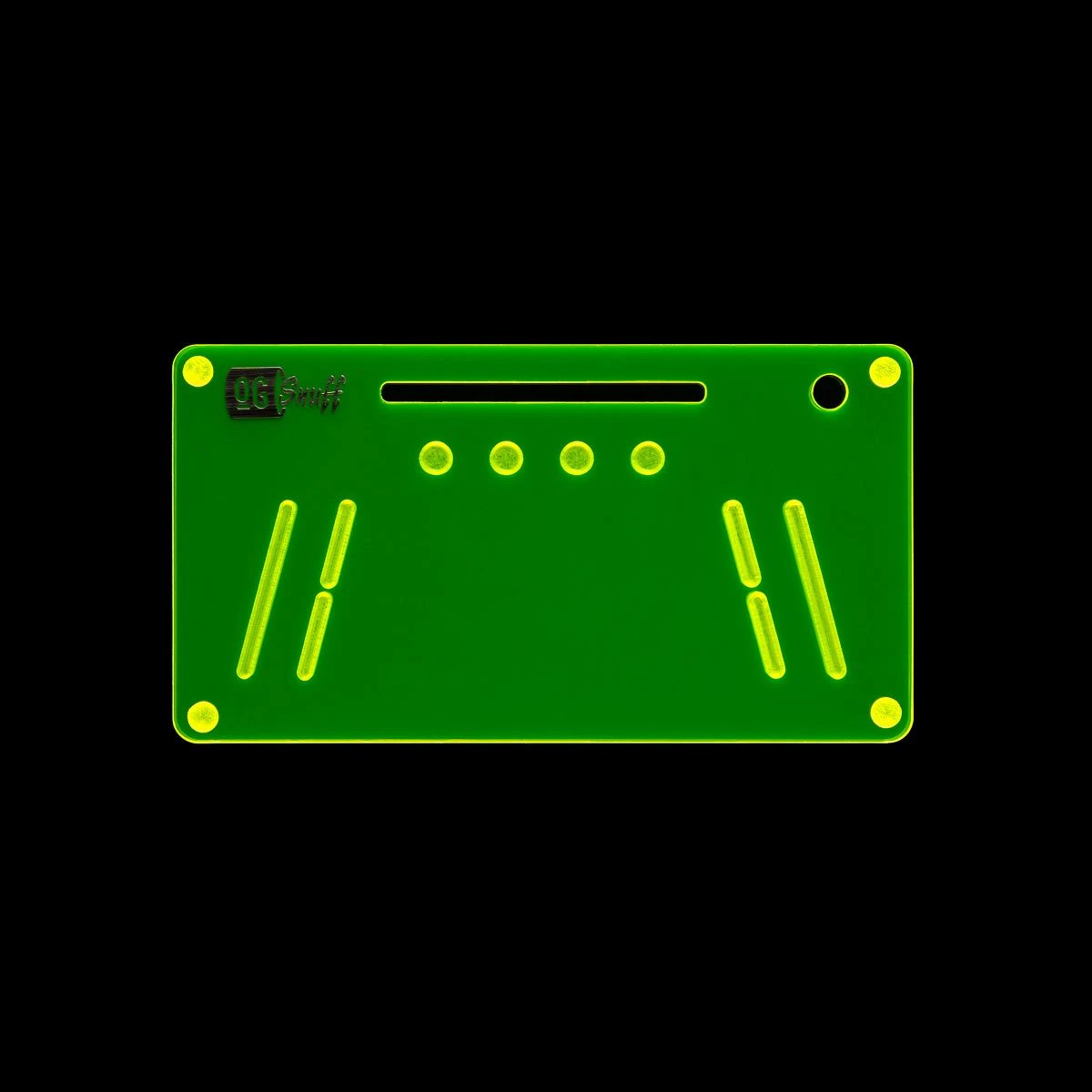OG SNUFF Fusion-Snuffboard – 6 Rillen + 4 Vertiefungen - from DieBallerei
