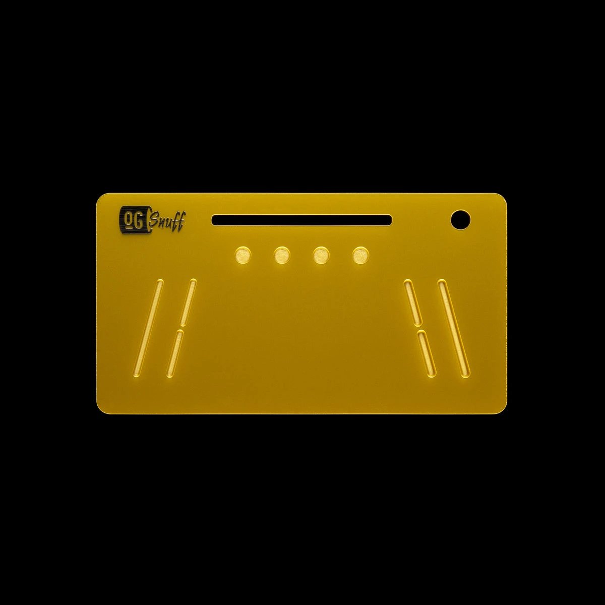OG SNUFF Fusion-Snuffboard – 6 Rillen + 4 Vertiefungen - from DieBallerei