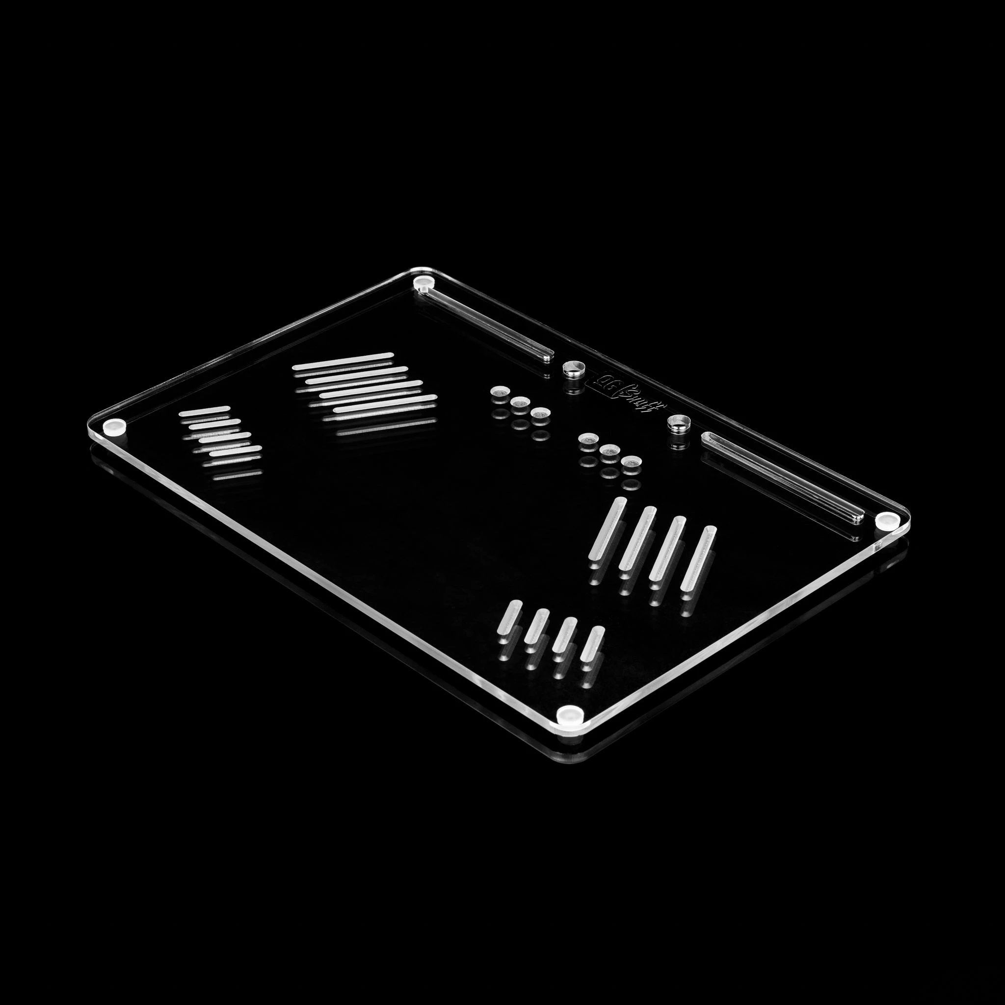 OG SNUFF Platter Board – Großes Snuff Board für Vielseitige Nutzung – 8 Rillen & 8 Vertiefungen - from DieBallerei