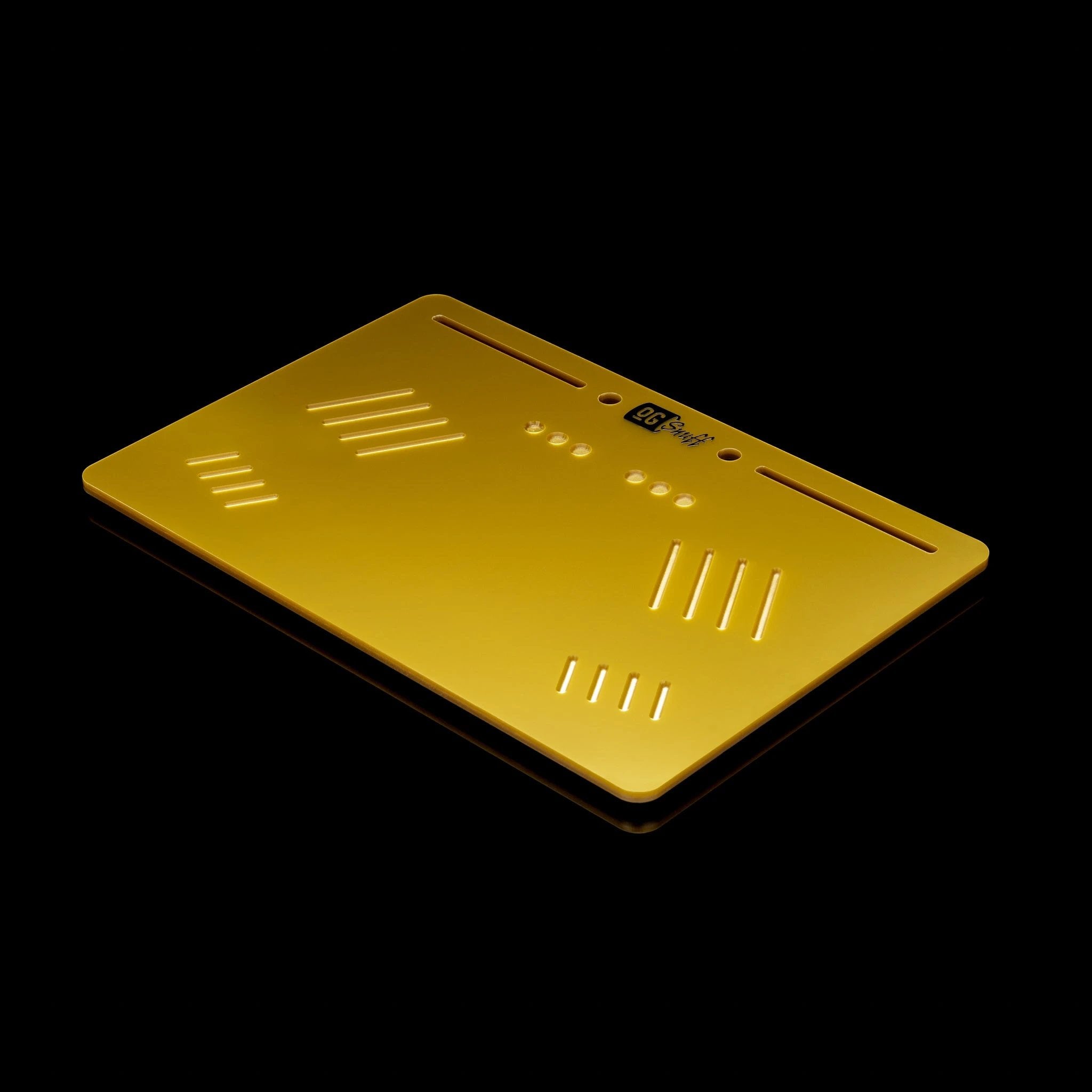 OG SNUFF Platter Board – Großes Snuff Board für Vielseitige Nutzung – 8 Rillen & 8 Vertiefungen - from DieBallerei