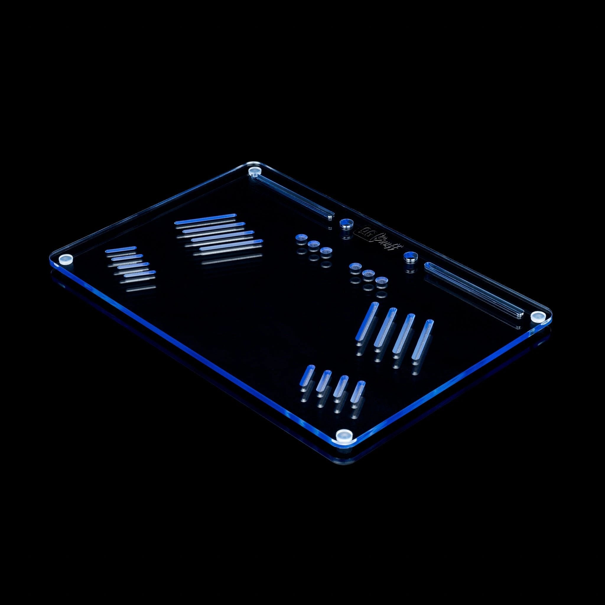 OG SNUFF Platter Board – Großes Snuff Board für Vielseitige Nutzung – 8 Rillen & 8 Vertiefungen - from DieBallerei