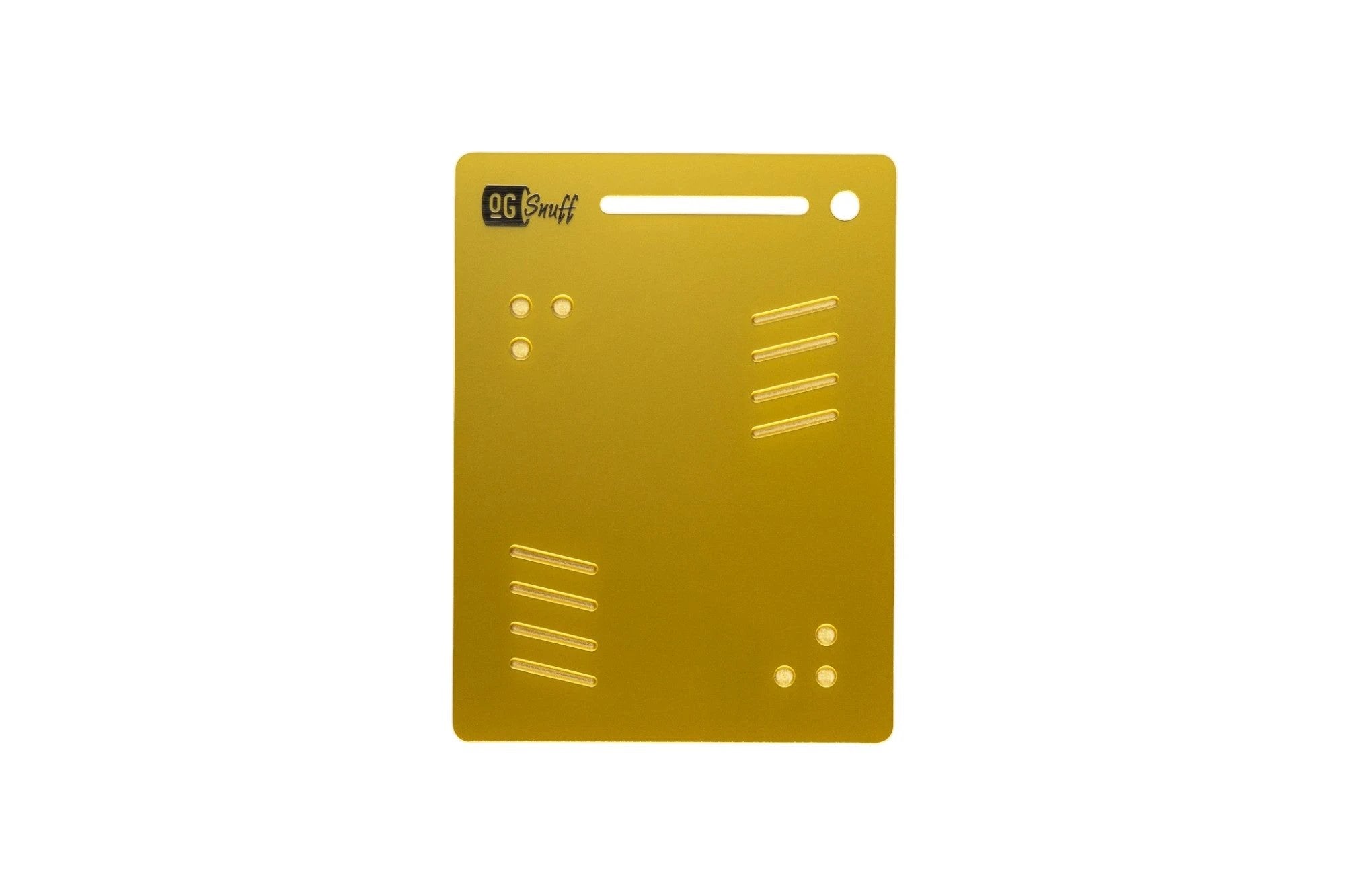 OG SNUFF Snuff Board Tablet – 8 Rillen & 6 Vertiefungen – UV-Reaktive Farboptionen - from DieBallerei