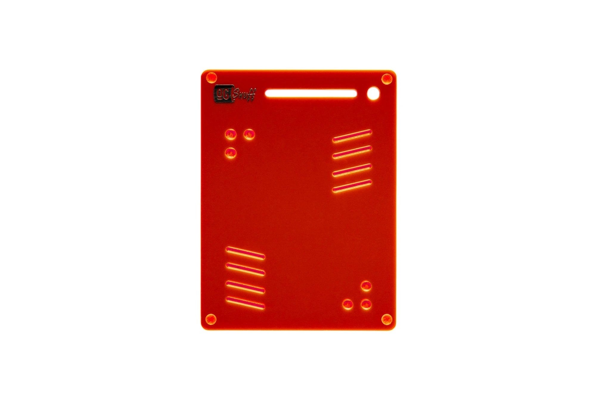 OG SNUFF Snuff Board Tablet – 8 Rillen & 6 Vertiefungen – UV-Reaktive Farboptionen - from DieBallerei